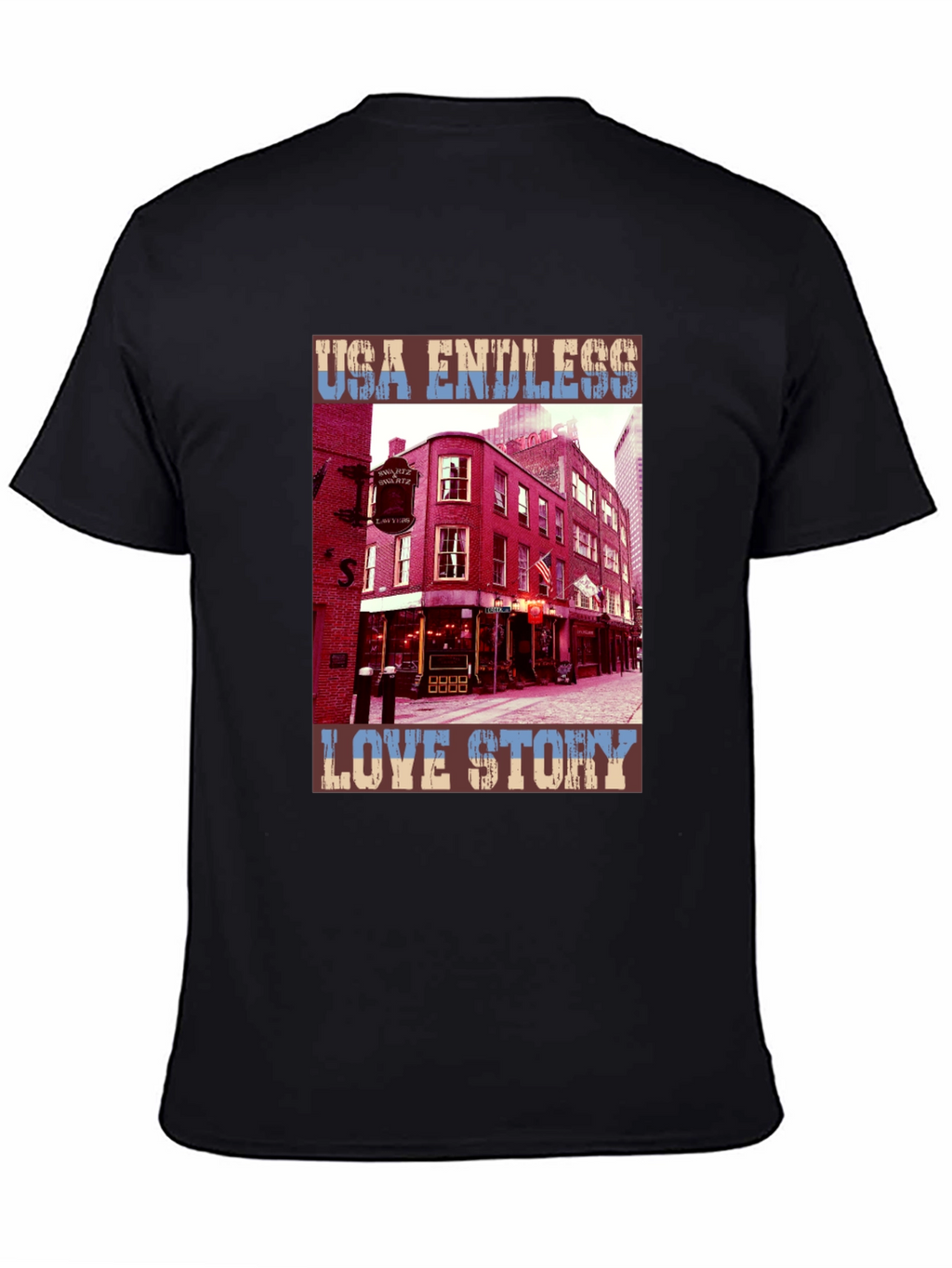 USA Endless Love Story Graphic Tee