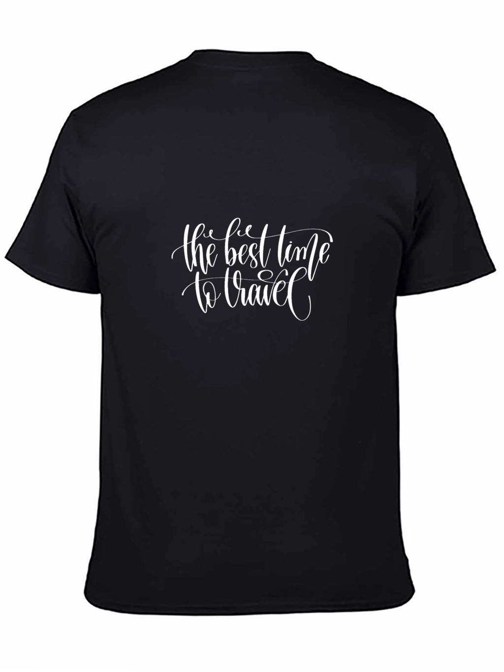 Travel Inspiration Black Graphic Tee