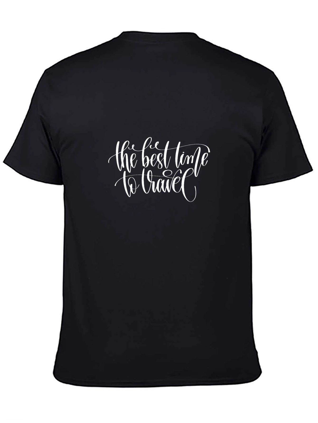 Travel Inspiration Black Graphic Tee
