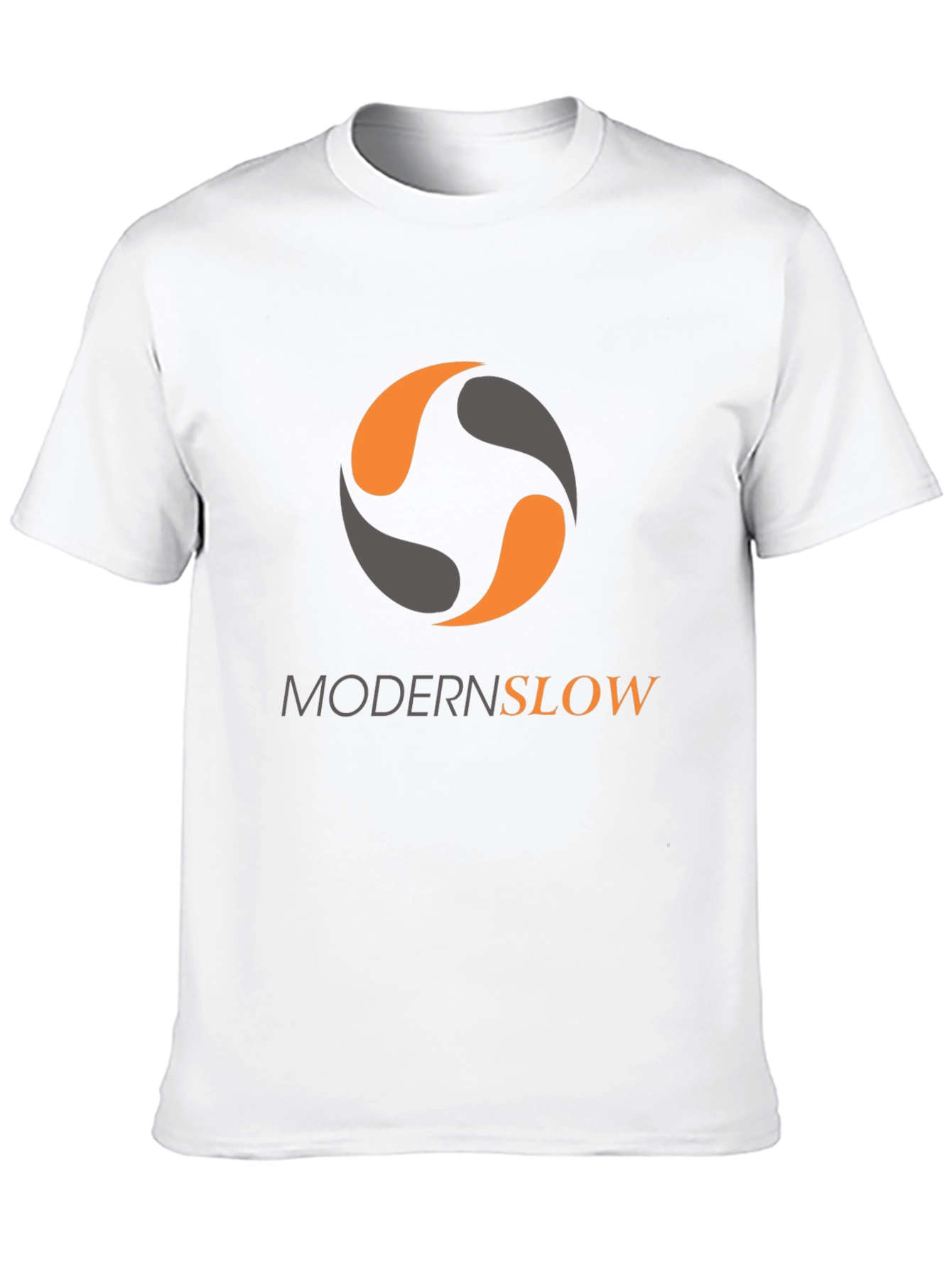 Modern Slow Graphic Tee - Stylish Black T-Shirt