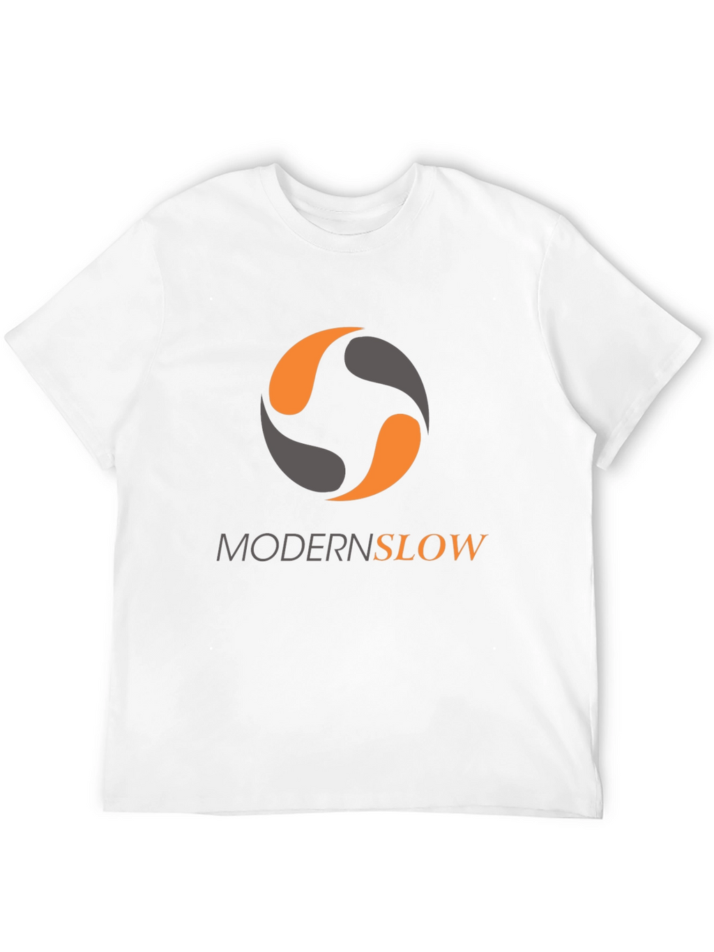 Modern Slow Graphic Tee - Stylish Black T-Shirt