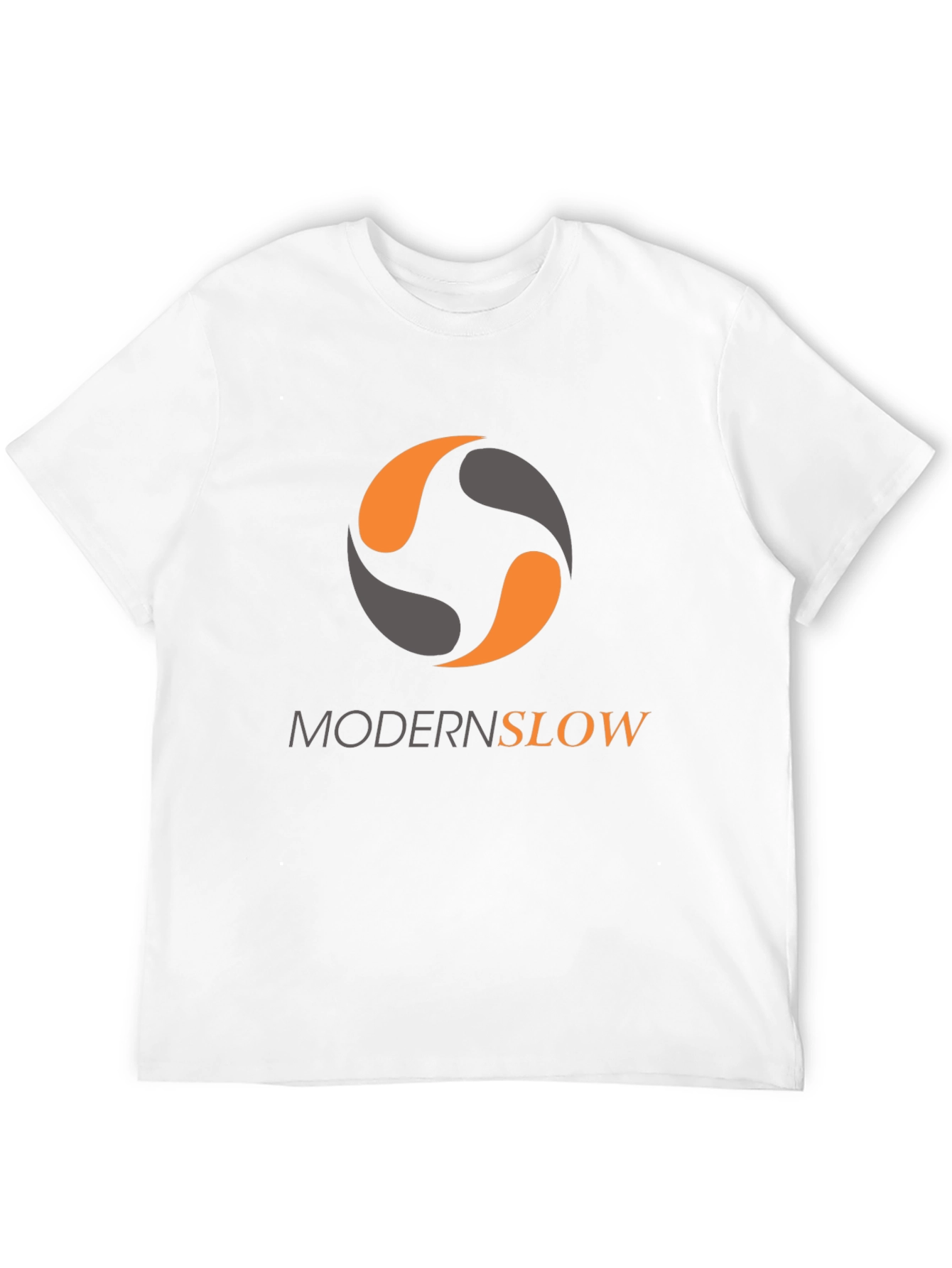 Modern Slow Graphic Tee - Stylish Black T-Shirt