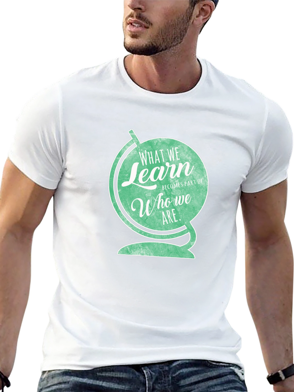 Educational Globe T-Shirt - Learn Who We Are
