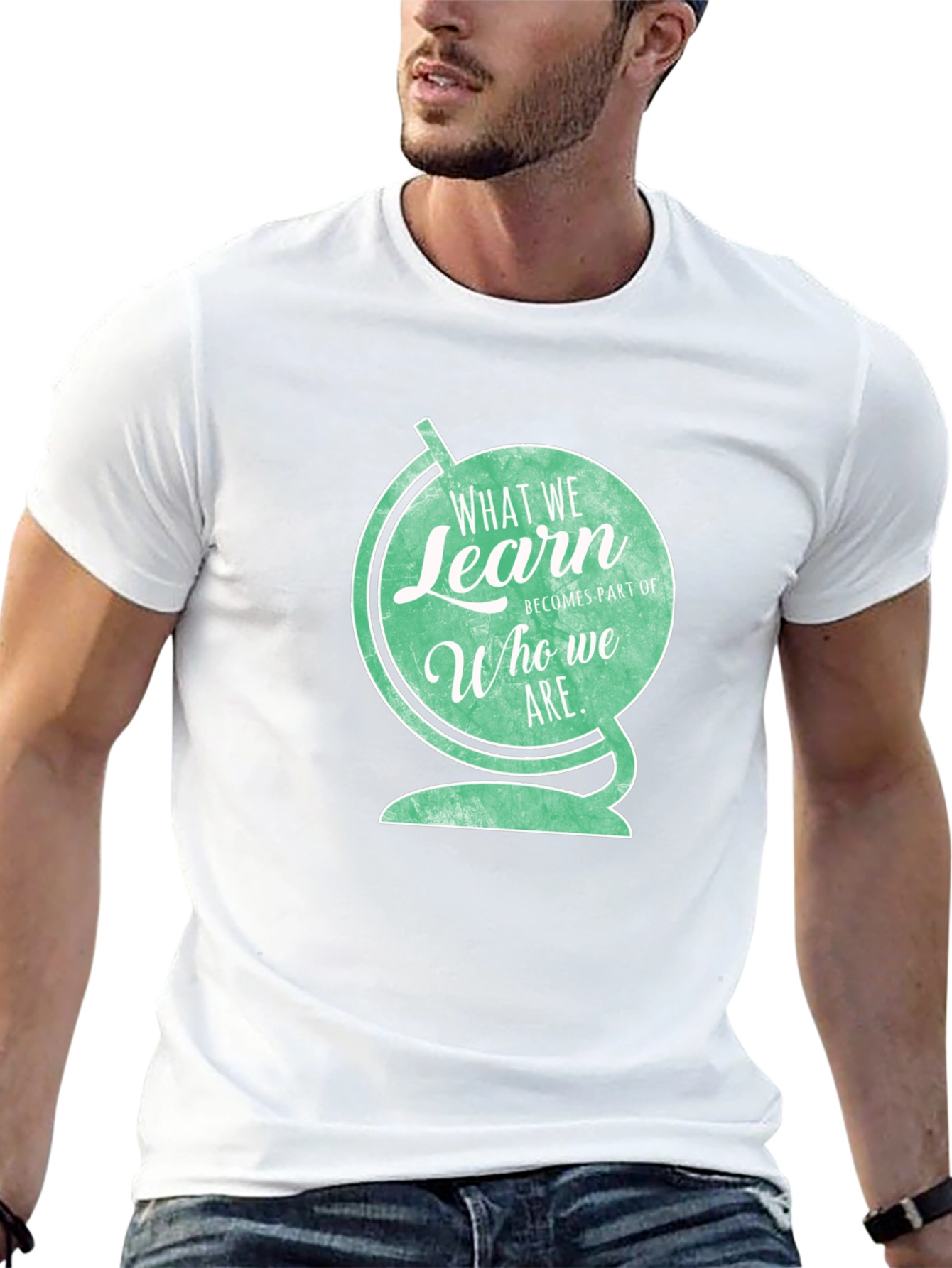 Educational Globe T-Shirt - Learn Who We Are
