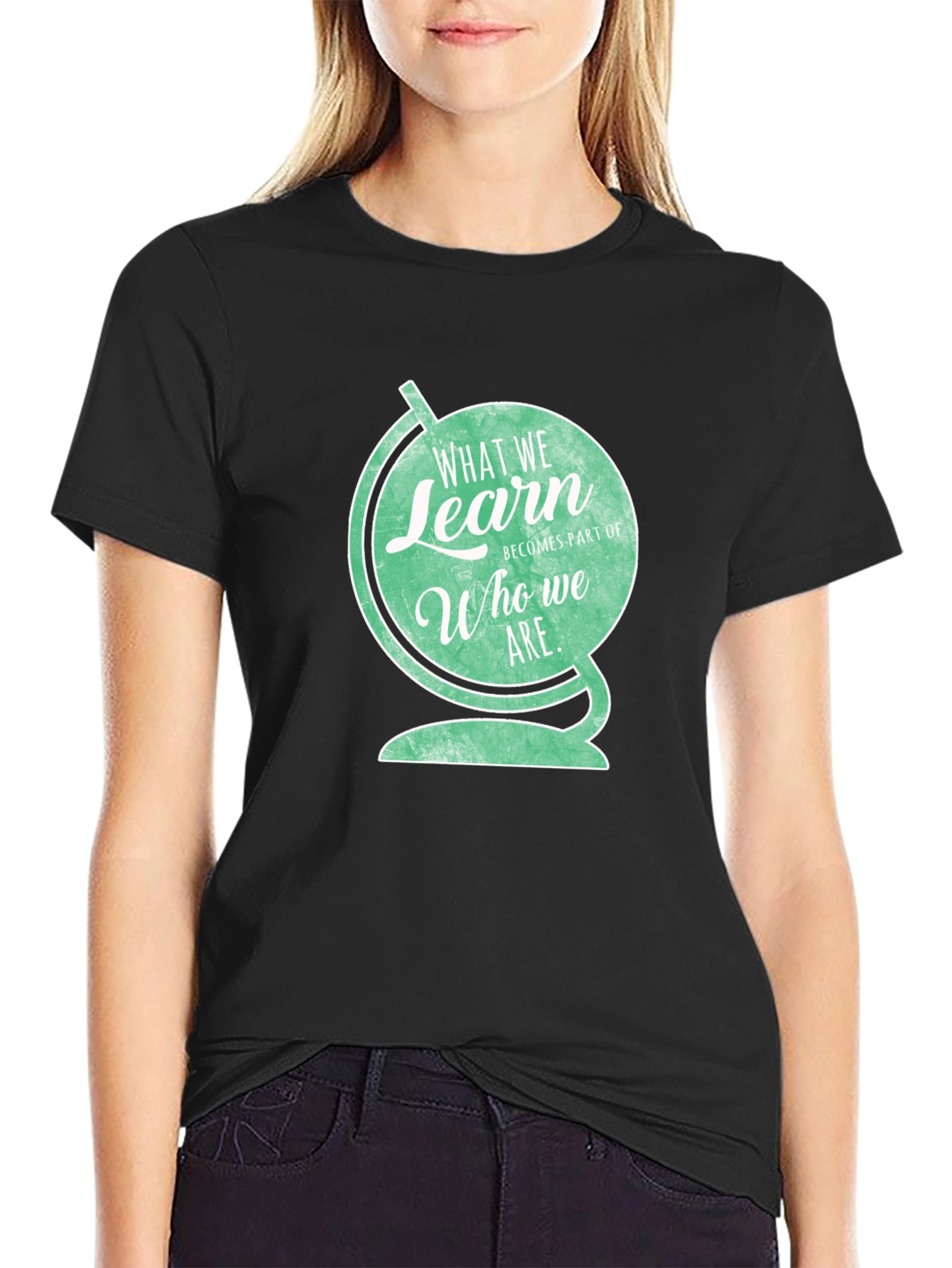 Educational Globe T-Shirt - Learn Who We Are