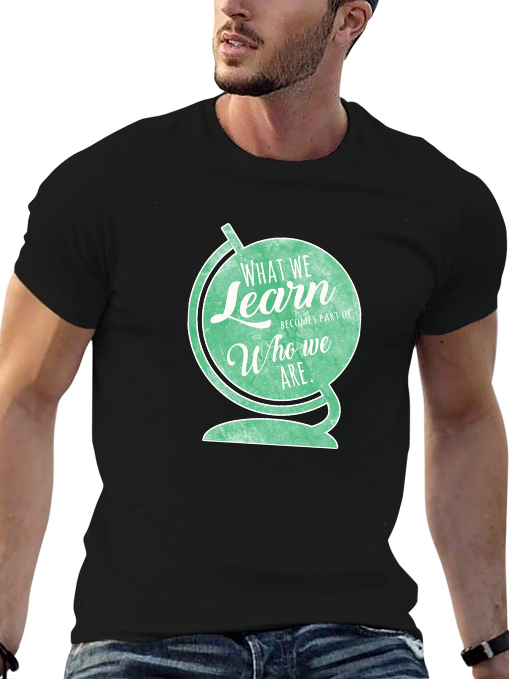 Educational Globe T-Shirt - Learn Who We Are