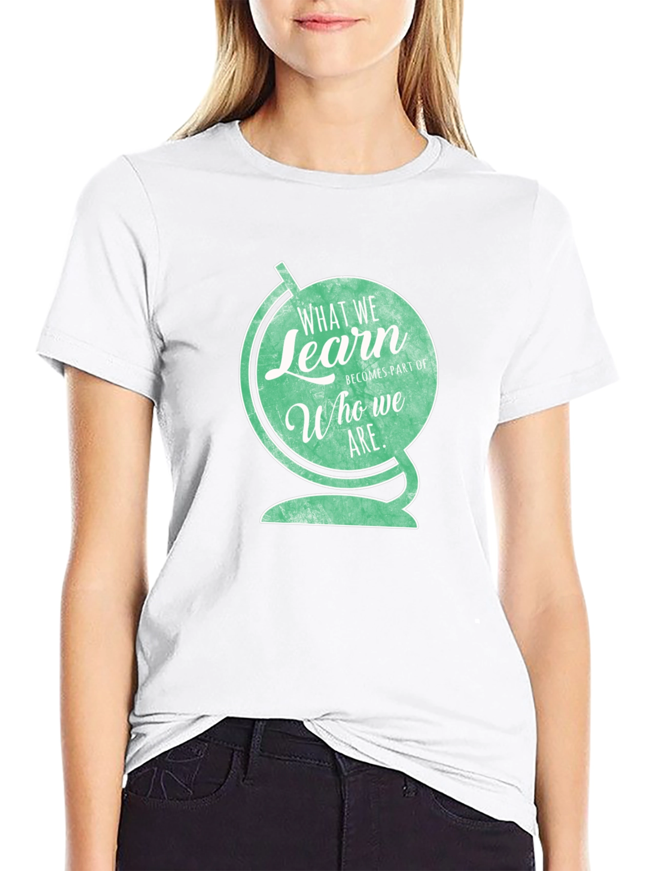 Educational Globe T-Shirt - Learn Who We Are