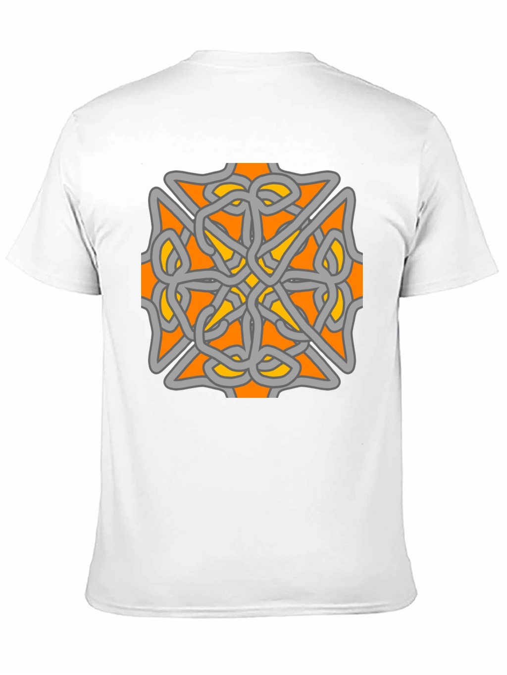 Celtic Knot Graphic Tee - Black Cotton Blend