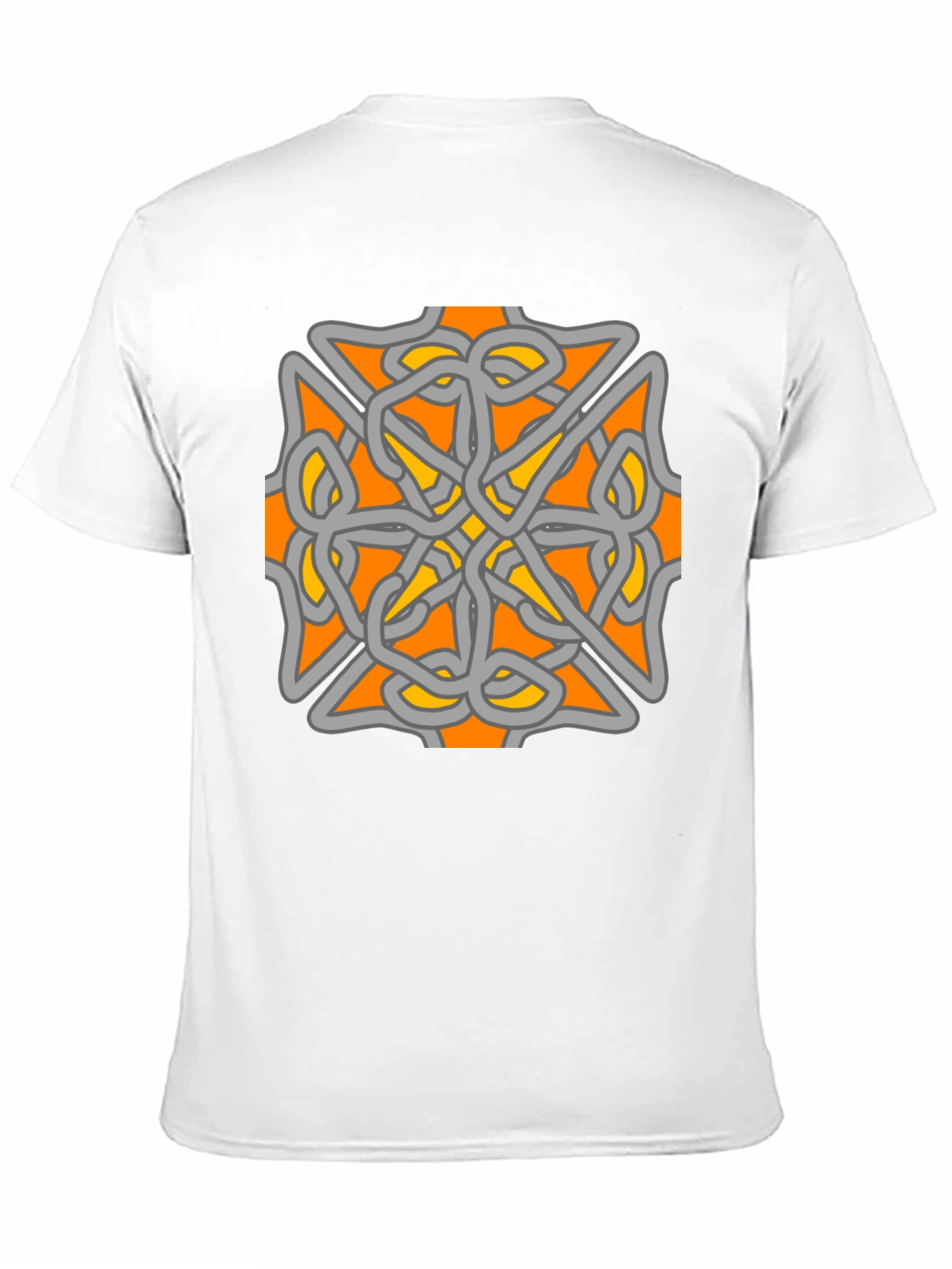 Celtic Knot Graphic Tee - Black Cotton Blend