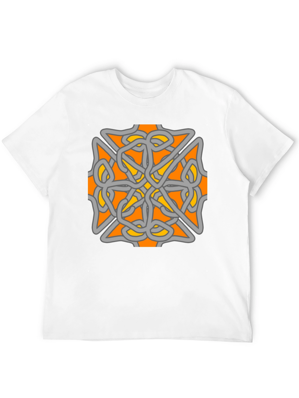 Celtic Knot Graphic Tee - Black Cotton Blend