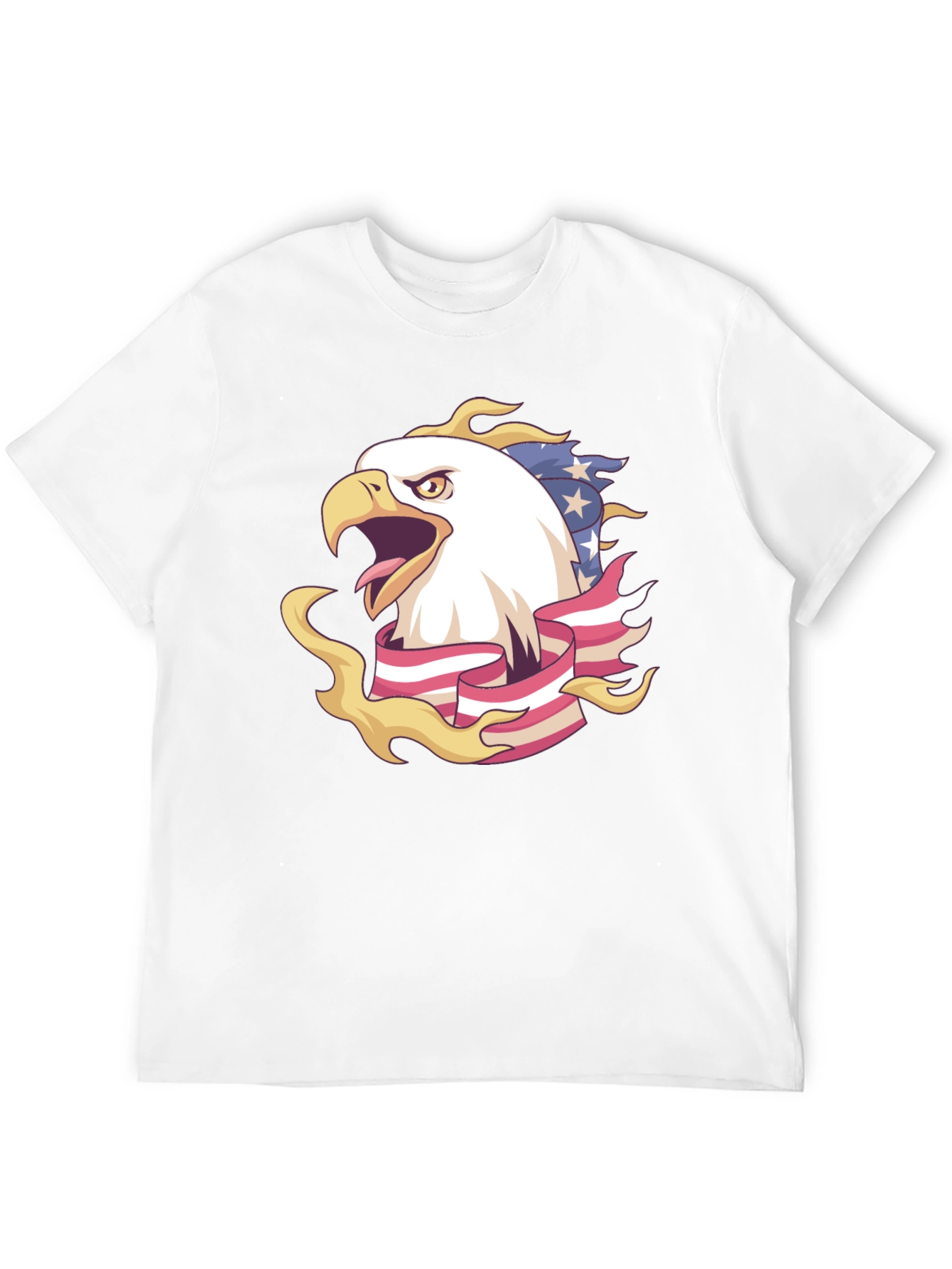 Bald Eagle American Flag Graphic Tee
