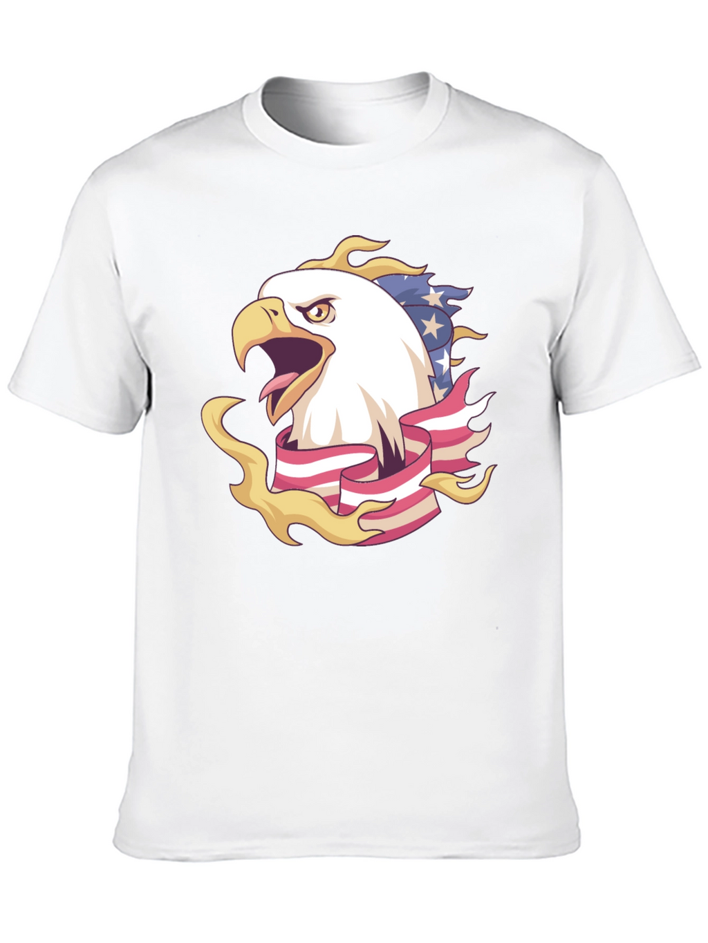 Bald Eagle American Flag Graphic Tee