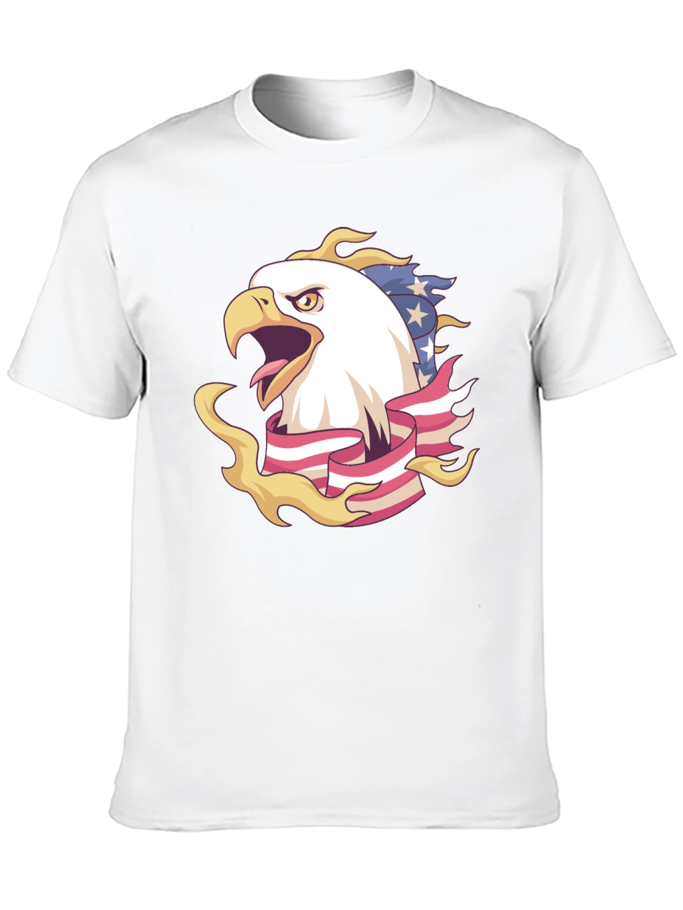 Bald Eagle American Flag Graphic Tee