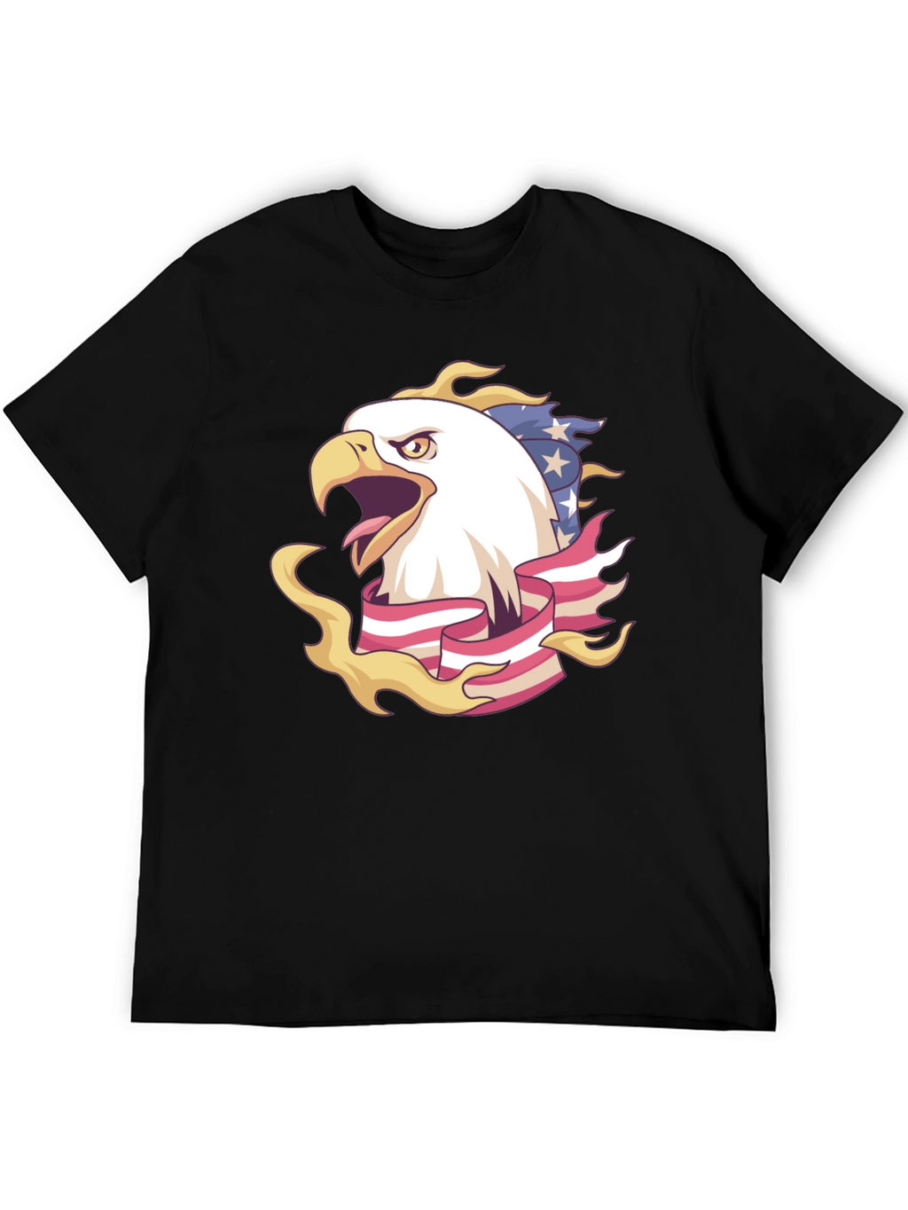 Bald Eagle American Flag Graphic Tee