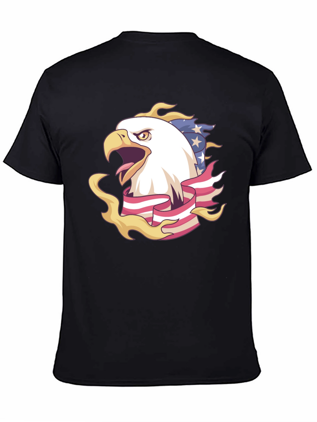 Bald Eagle American Flag Graphic Tee