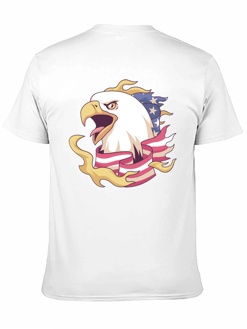 Bald Eagle American Flag Graphic Tee