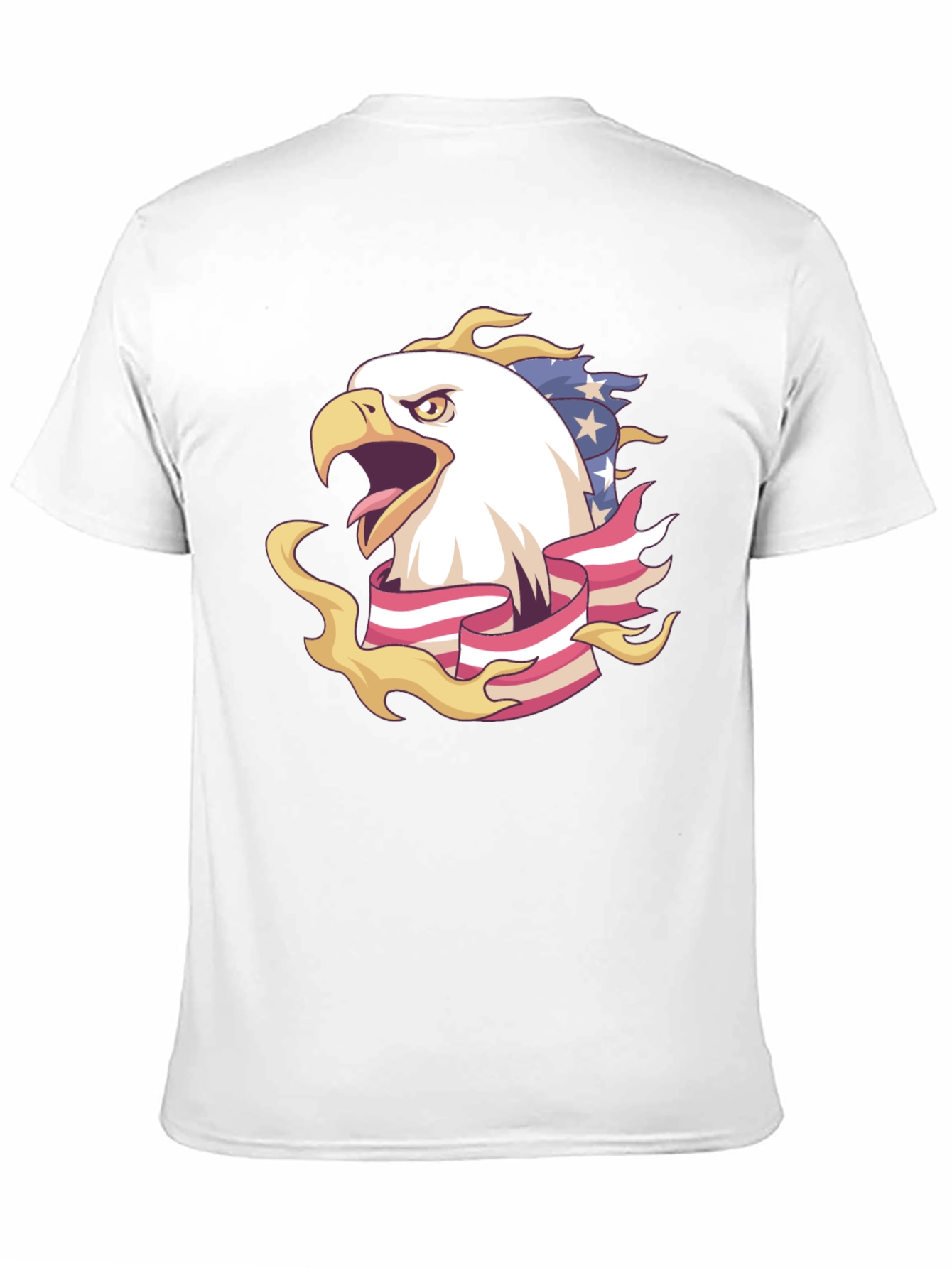 Bald Eagle American Flag Graphic Tee