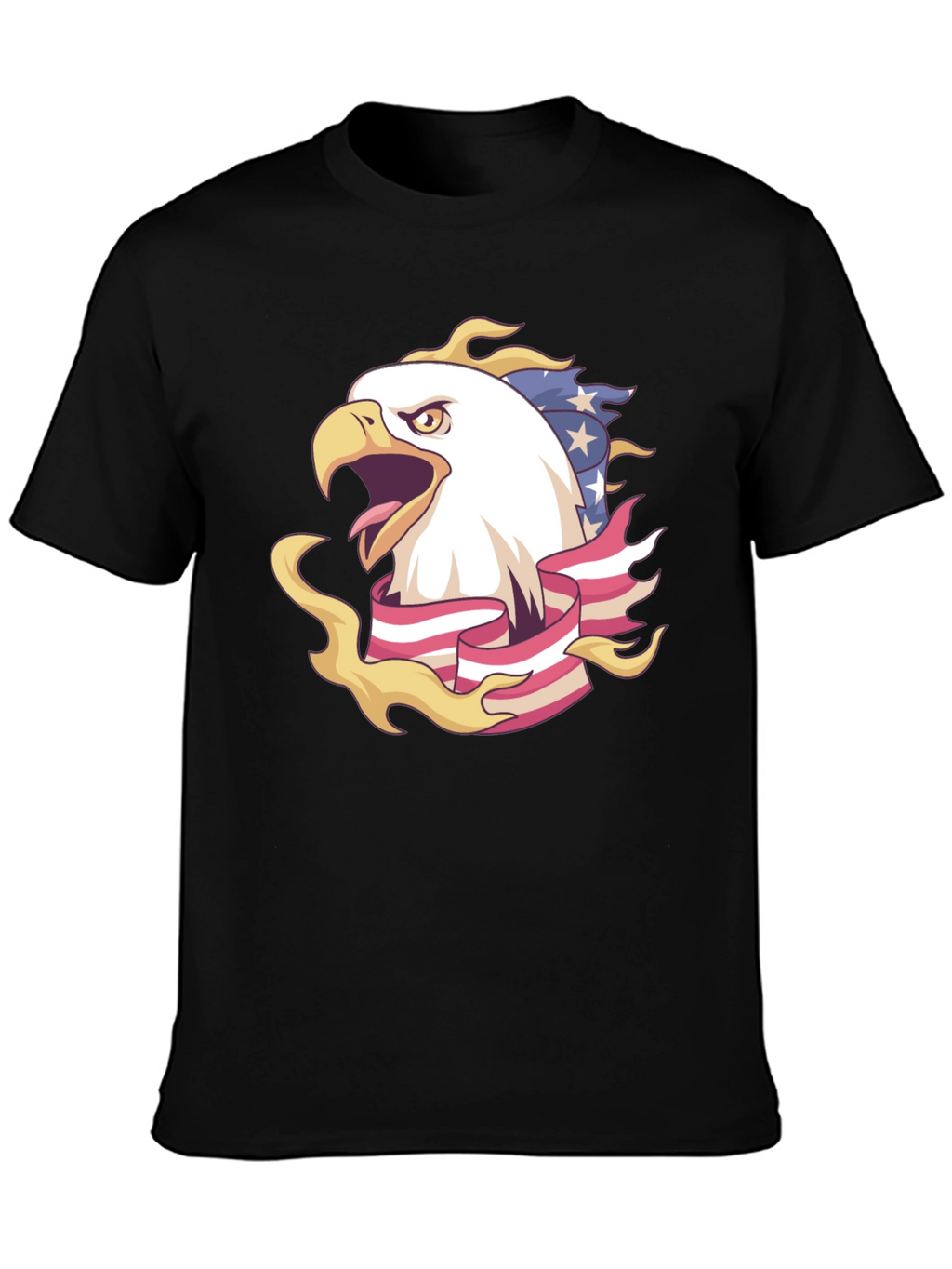 Bald Eagle American Flag Graphic Tee