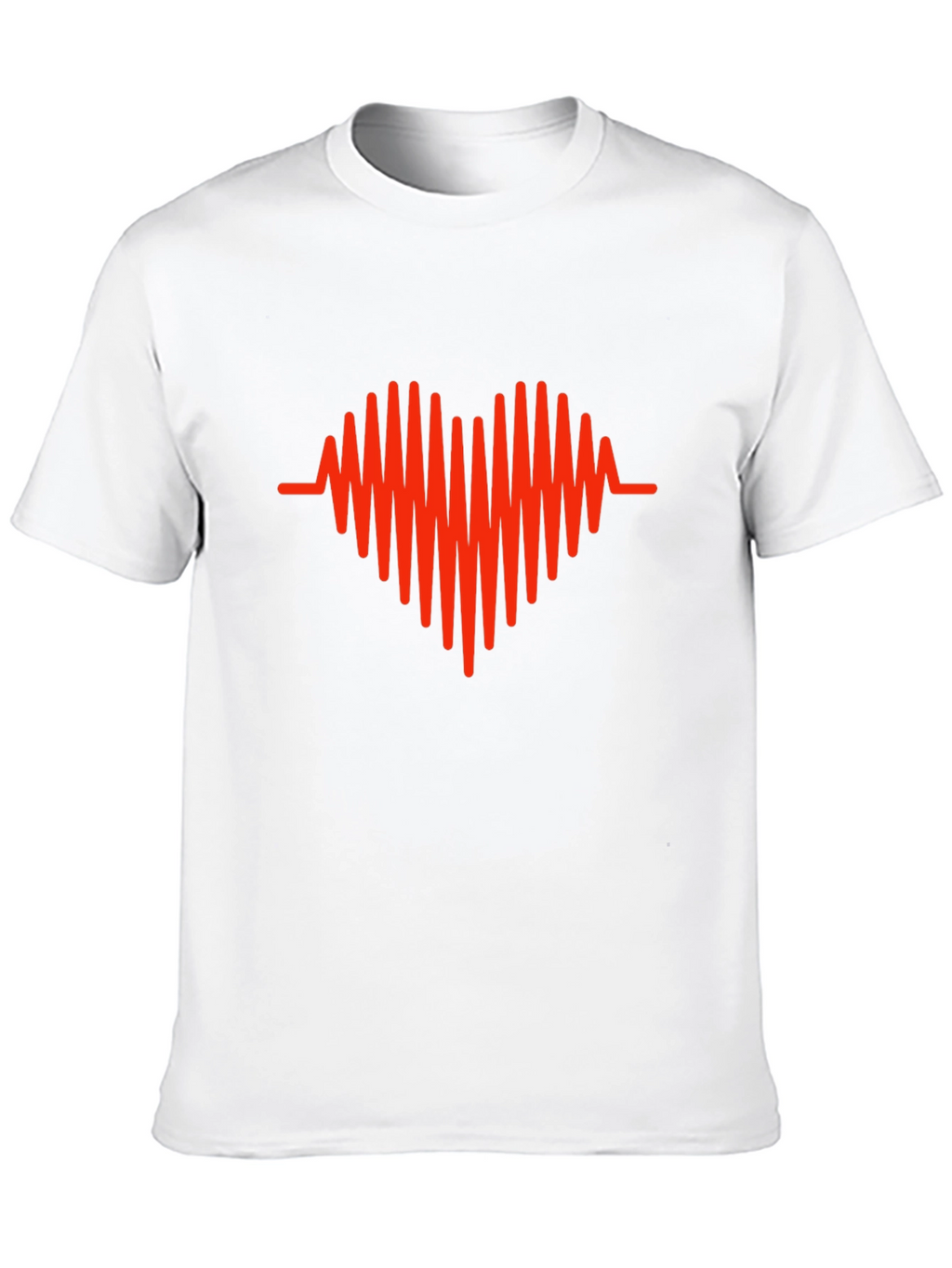 Heartbeat Graphic Tee - Modern Love Shirt