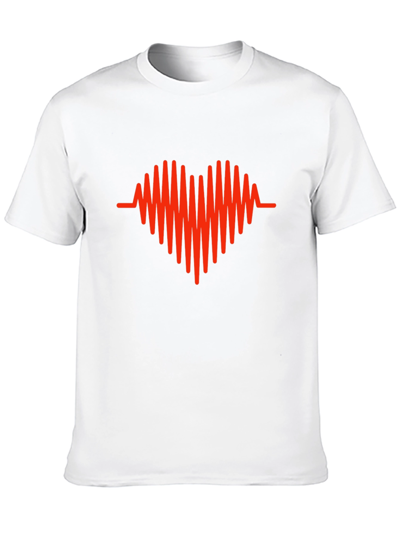Heartbeat Graphic Tee - Modern Love Shirt