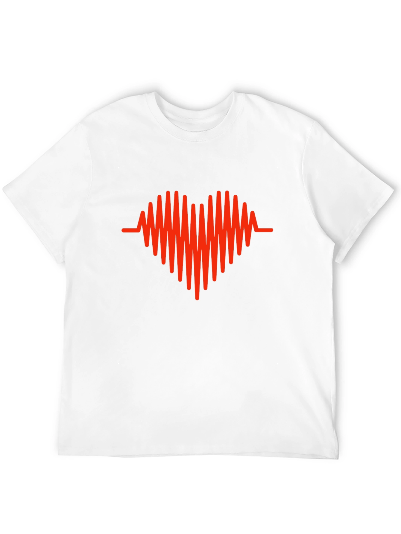 Heartbeat Graphic Tee - Modern Love Shirt