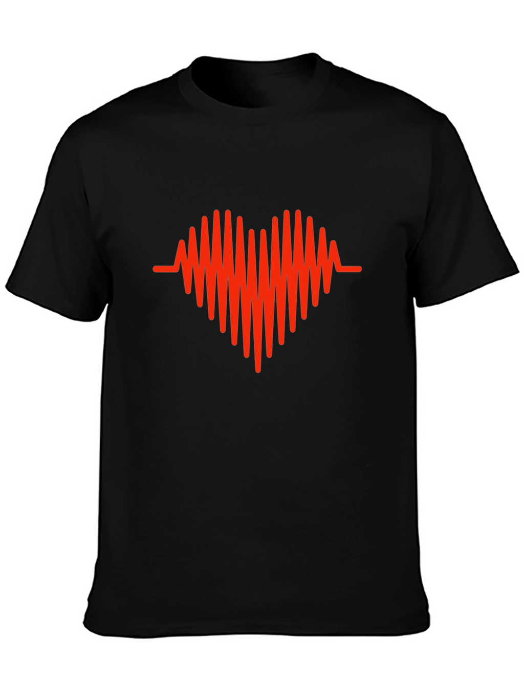 Heartbeat Graphic Tee - Modern Love Shirt
