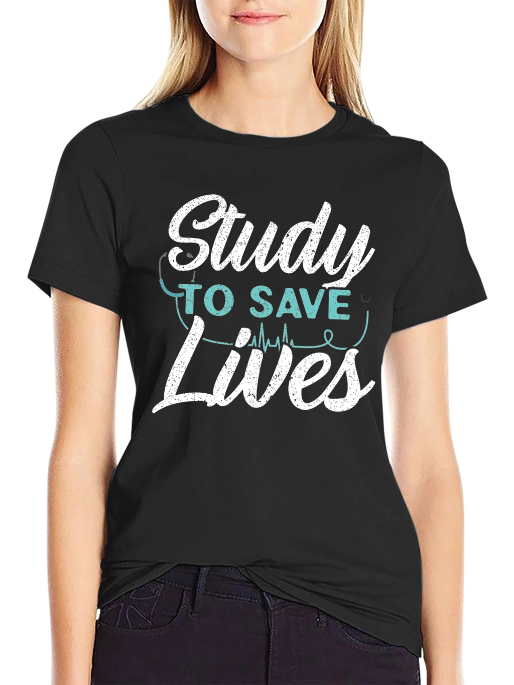 Study to Save Lives T-Shirt - Medical Student Tee