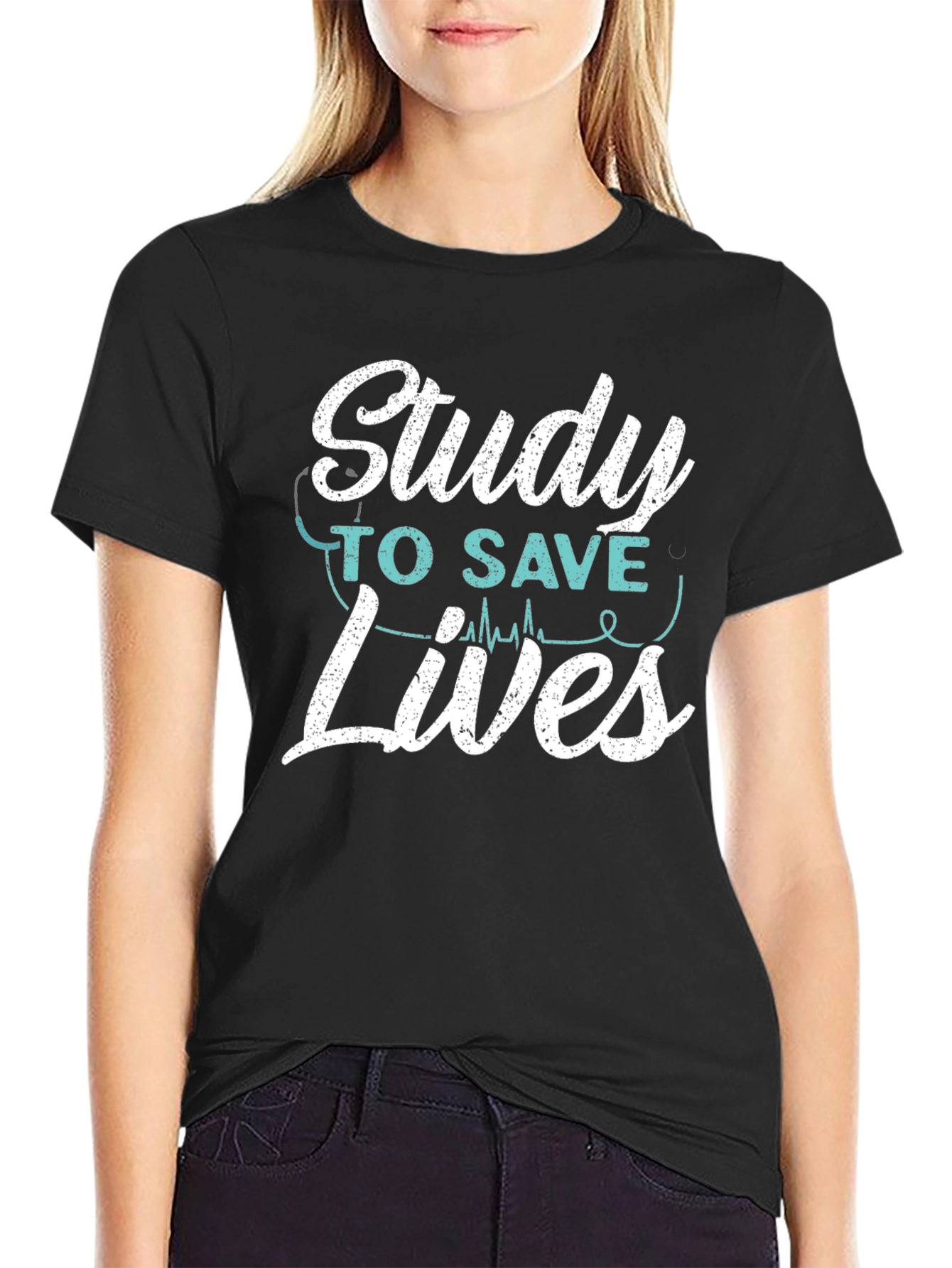 Study to Save Lives T-Shirt - Medical Student Tee