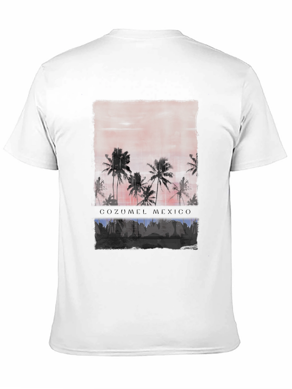 Cozumel Mexico Palm Tree Graphic T-Shirt