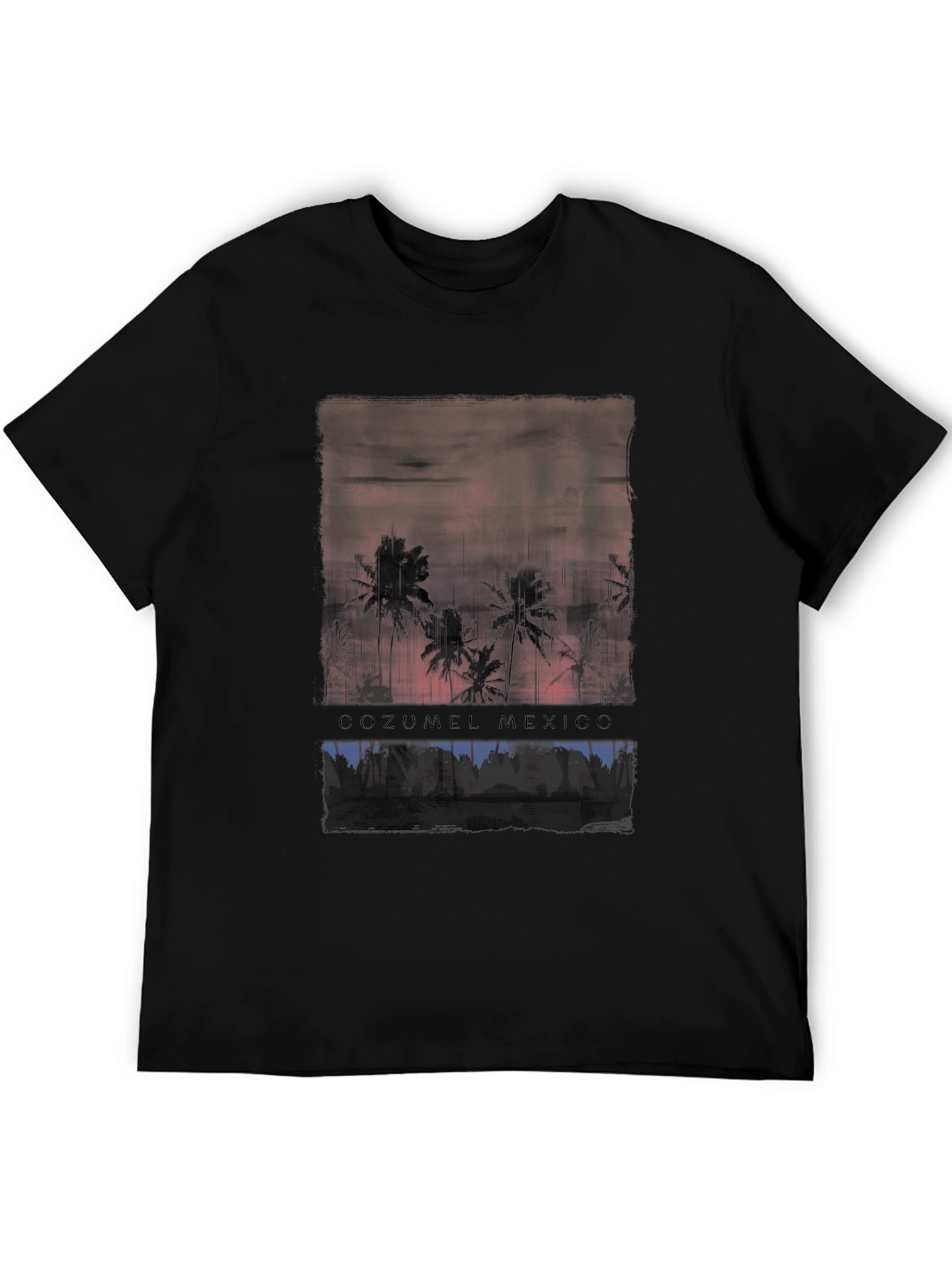 Cozumel Mexico Palm Tree Graphic T-Shirt