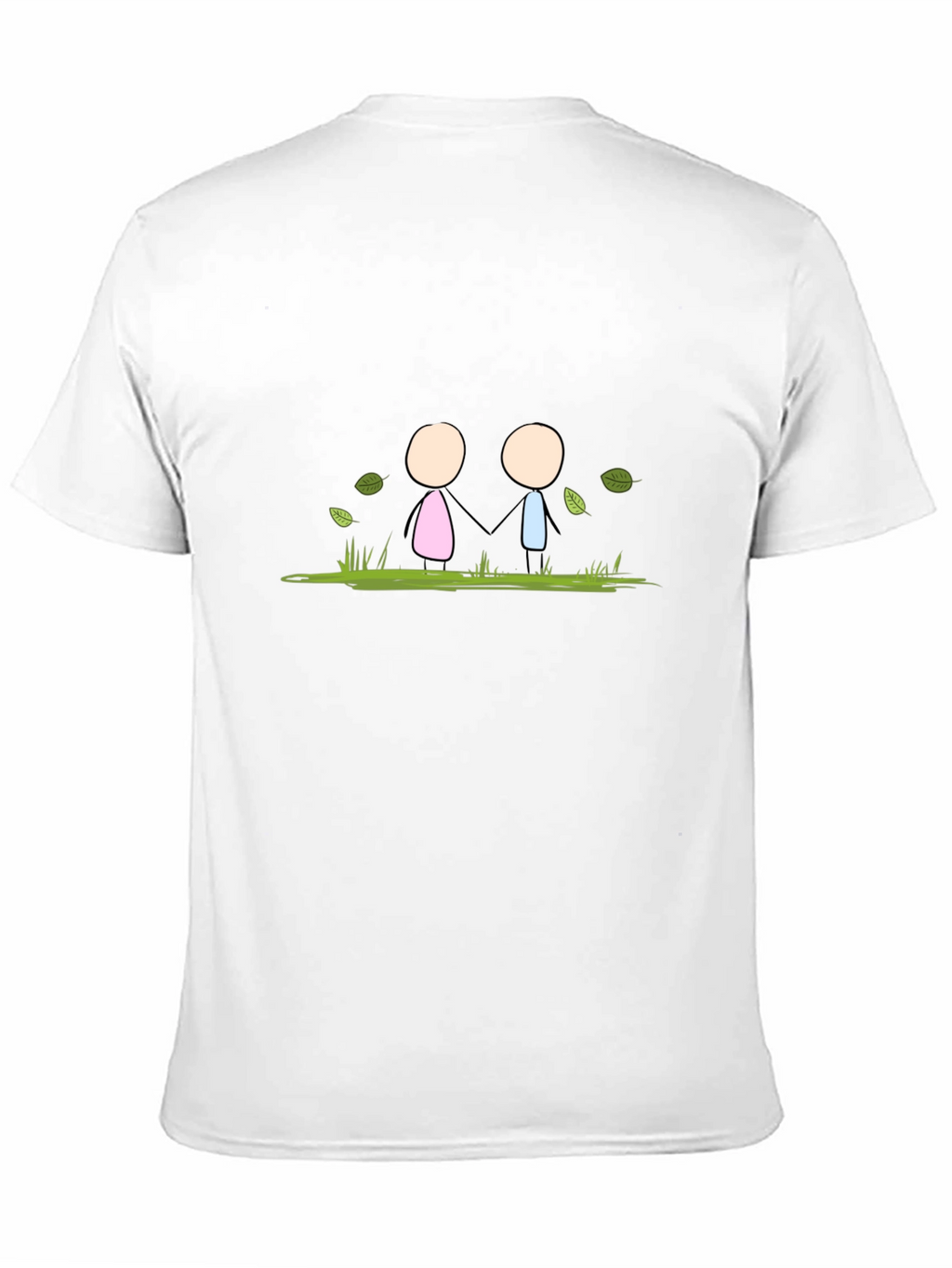 Stick Figure Love T-Shirt - Black