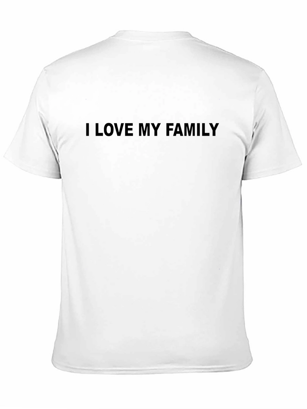 I Love My Family T-Shirt - Mens Black Tee