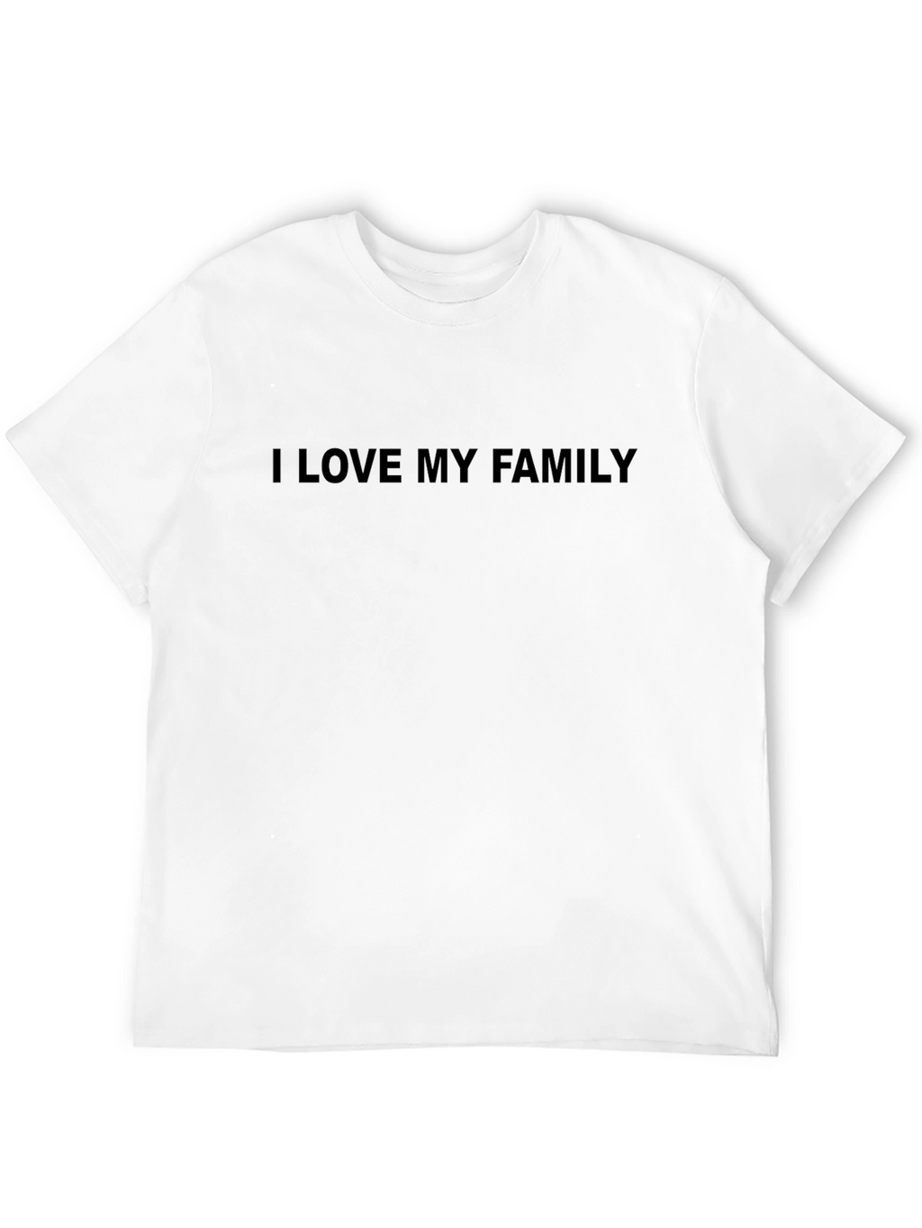 I Love My Family T-Shirt - Mens Black Tee