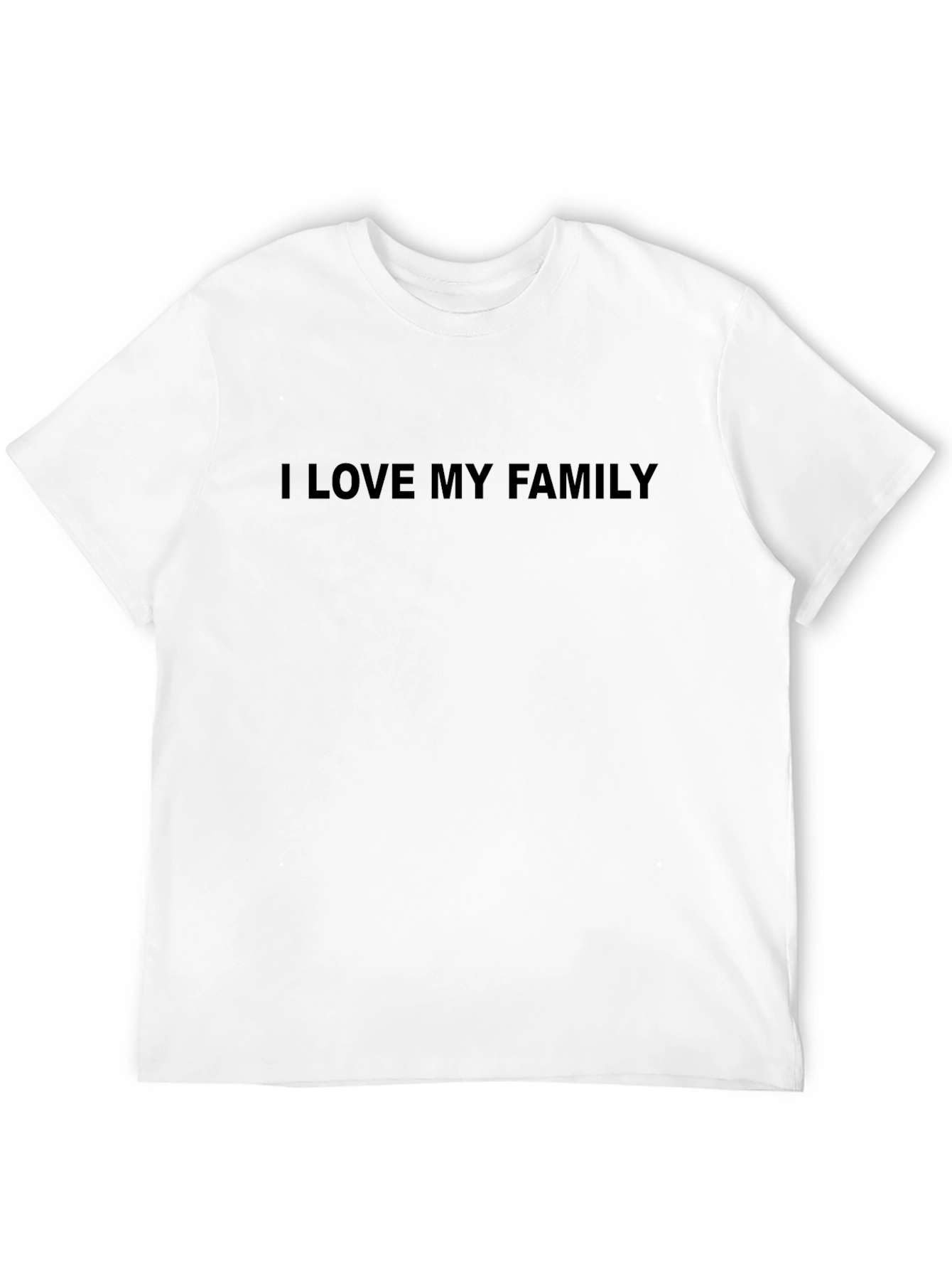 I Love My Family T-Shirt - Mens Black Tee