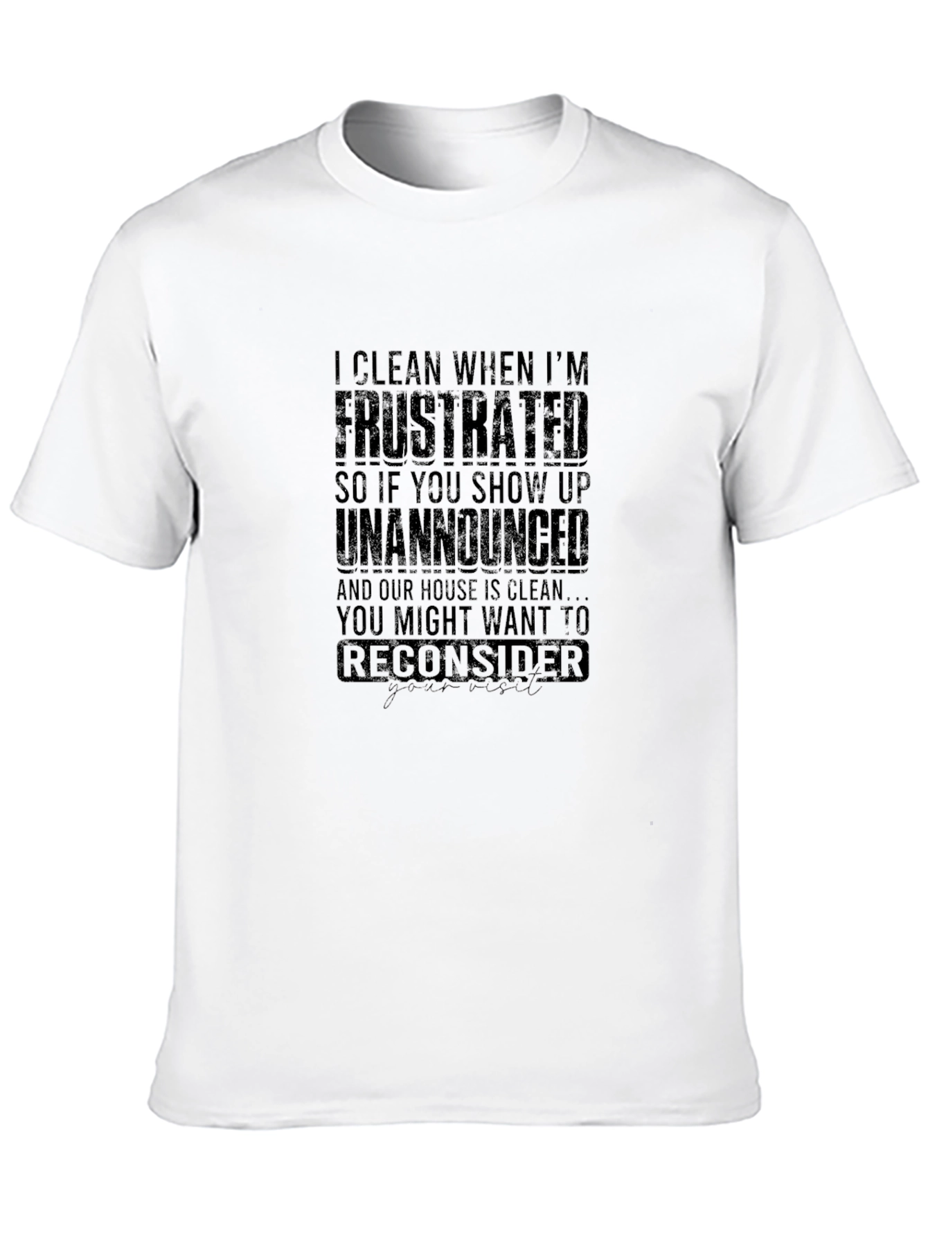 Frustrated Cleaner T-Shirt - Funny Housekeeping Tee