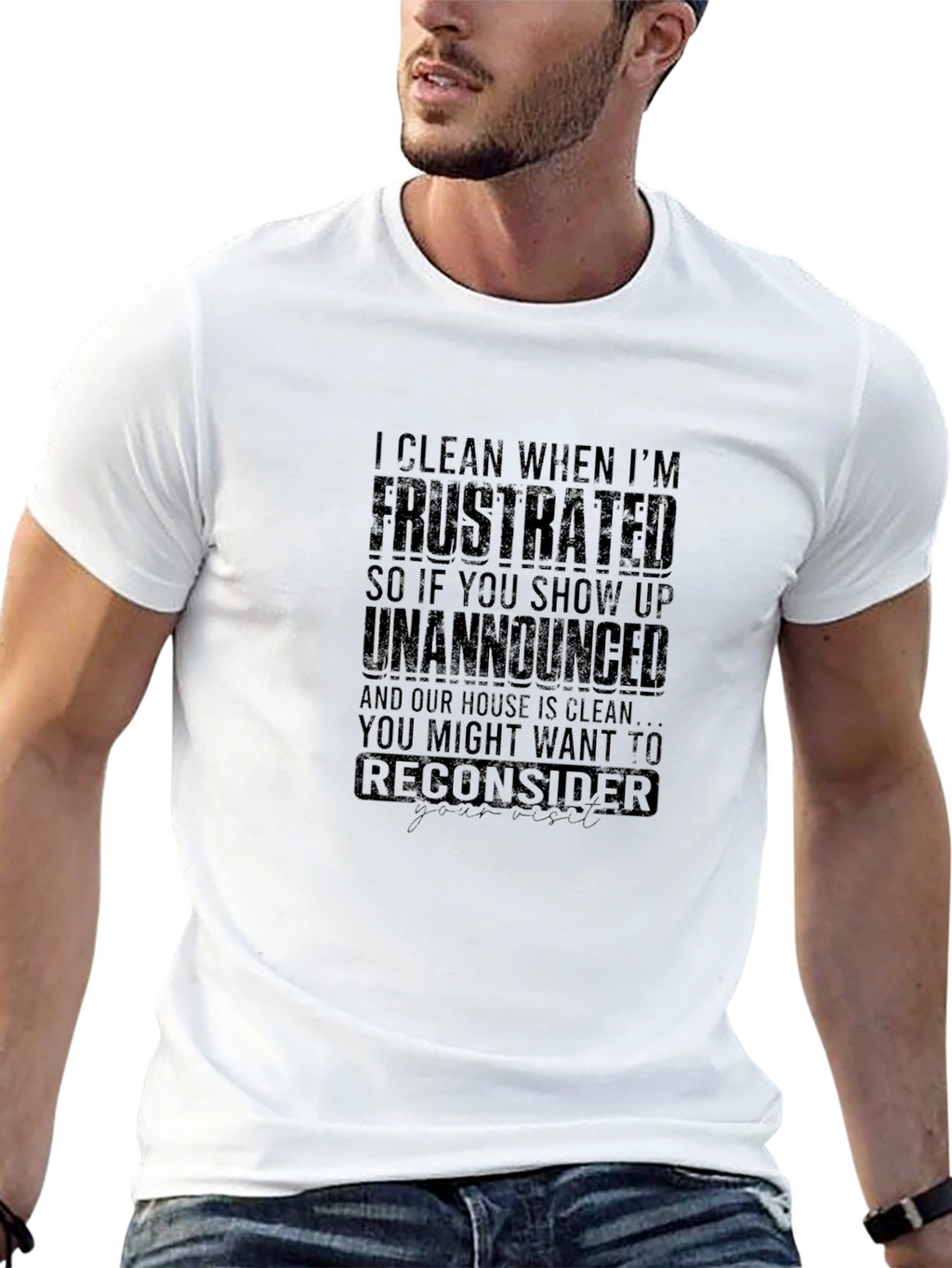 Frustrated Cleaner T-Shirt - Funny Housekeeping Tee