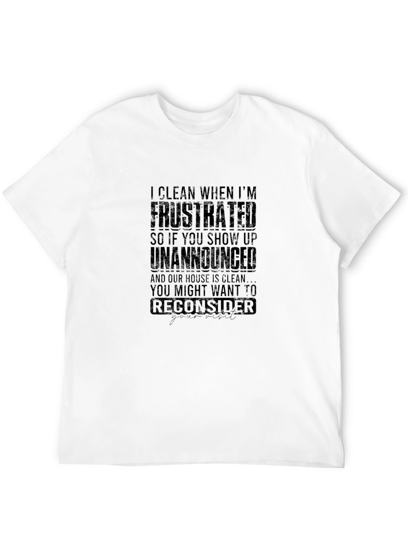 Frustrated Cleaner T-Shirt - Funny Housekeeping Tee
