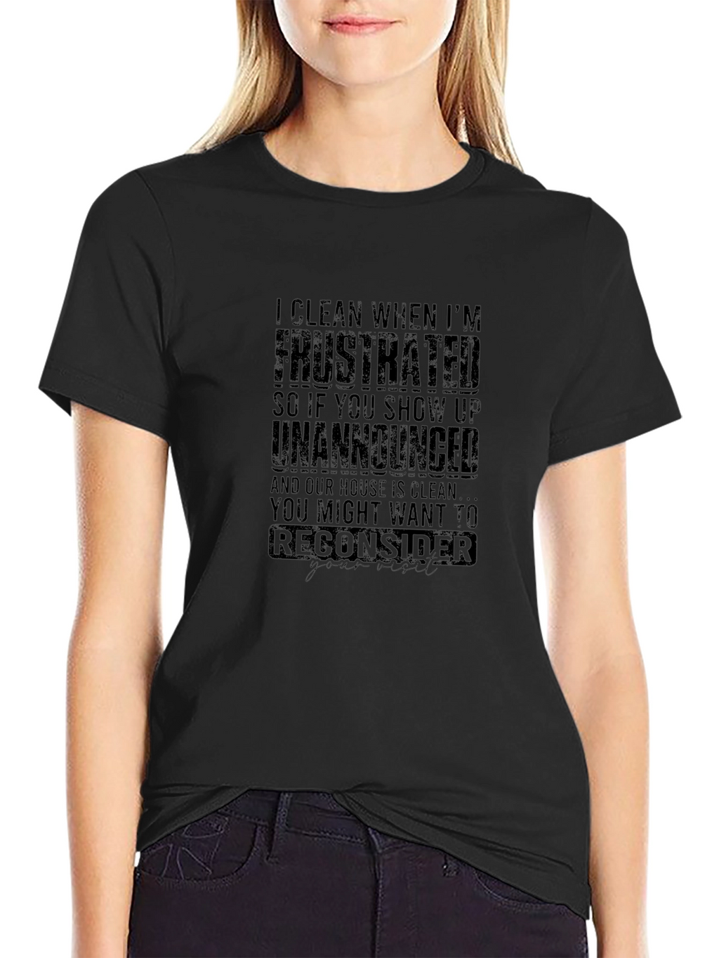 Frustrated Cleaner T-Shirt - Funny Housekeeping Tee