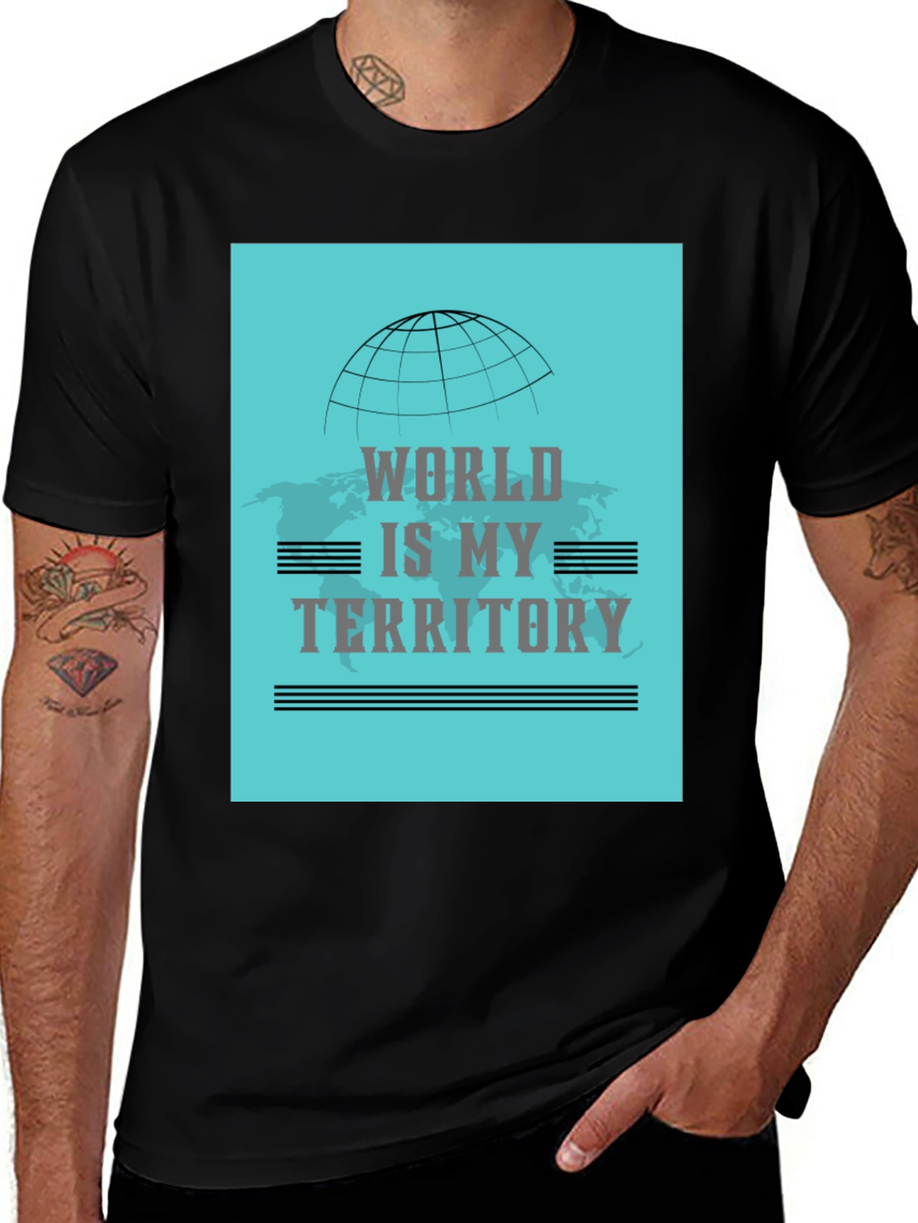 World Is My Territory Graphic Tee
