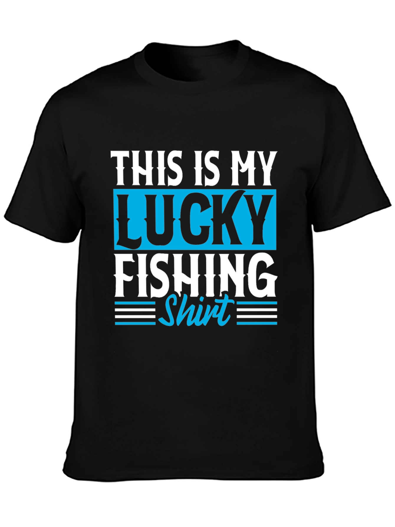 Lucky Fishing Shirt - Mens Graphic Tee