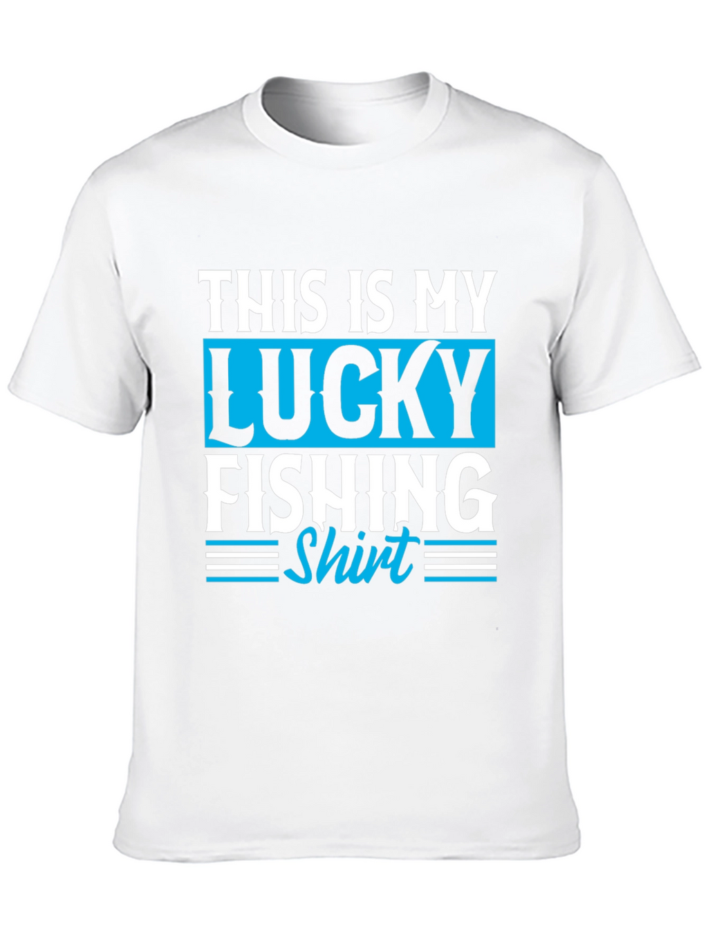 Lucky Fishing Shirt - Mens Graphic Tee