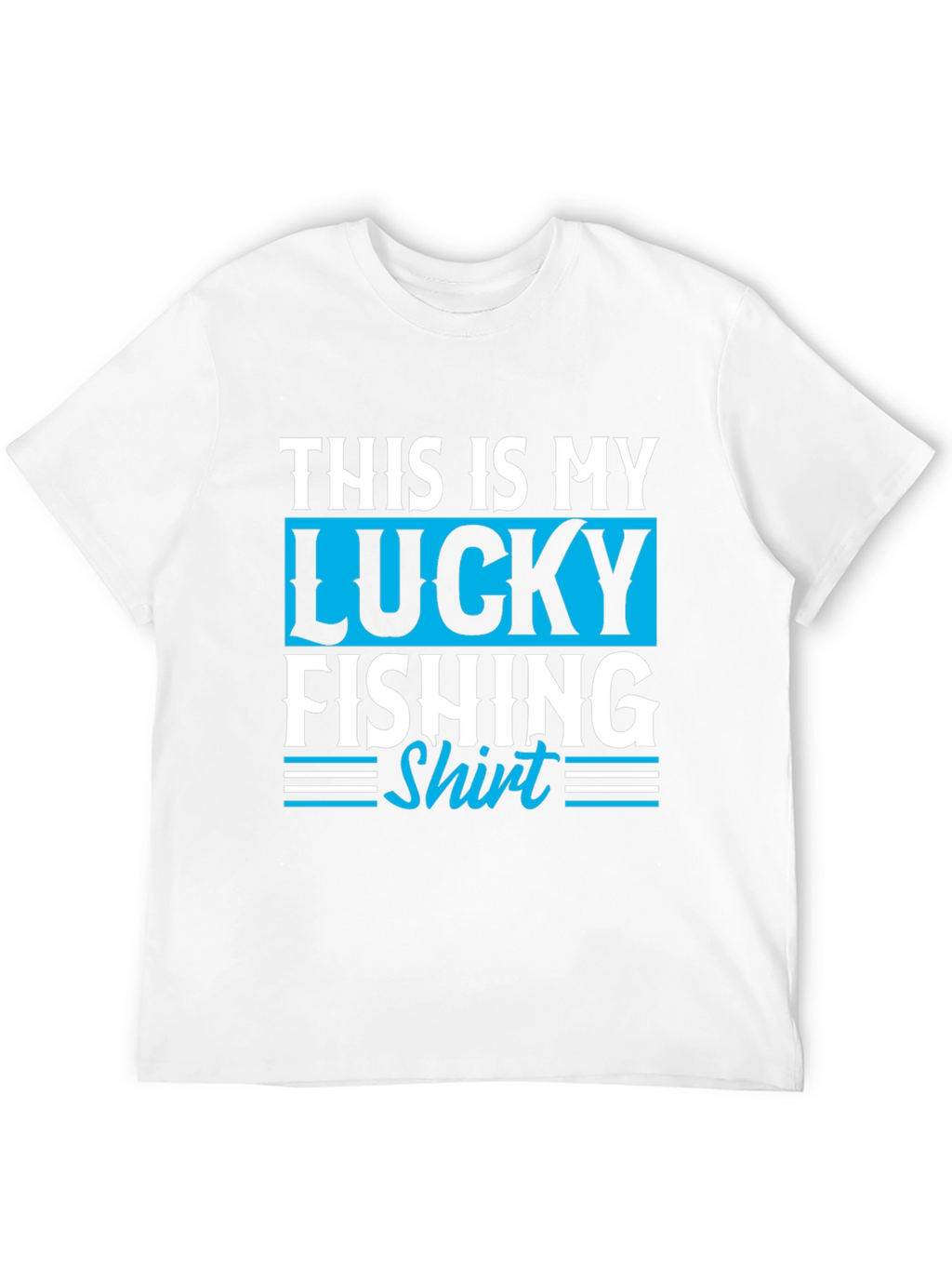 Lucky Fishing Shirt - Mens Graphic Tee