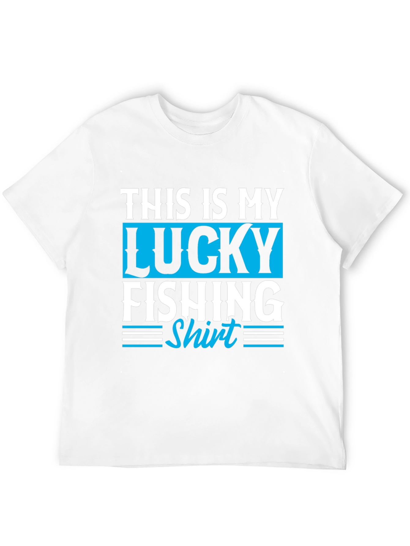 Lucky Fishing Shirt - Mens Graphic Tee