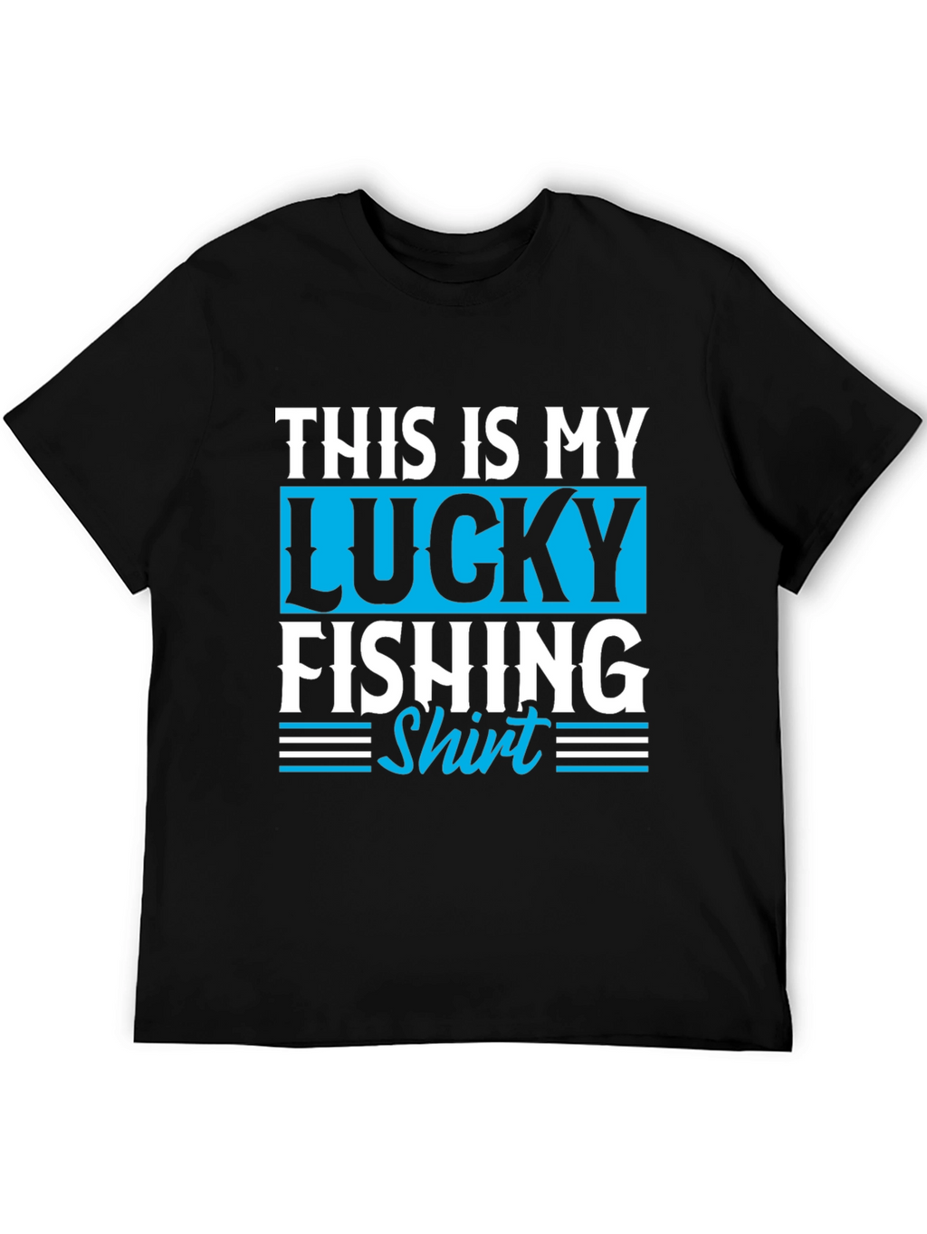 Lucky Fishing Shirt - Mens Graphic Tee