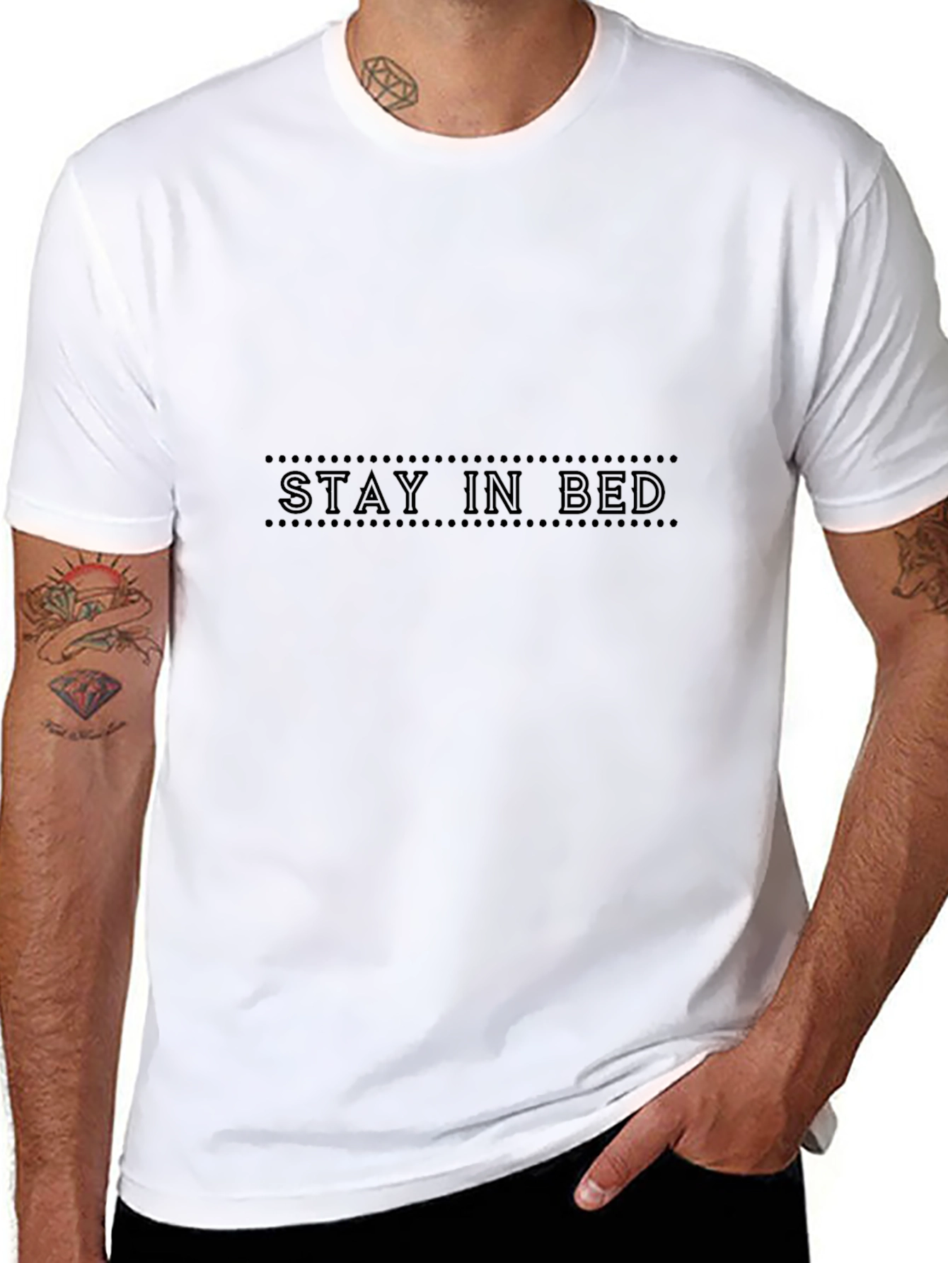 Stay In Bed Graphic Tee - Relaxed Fit