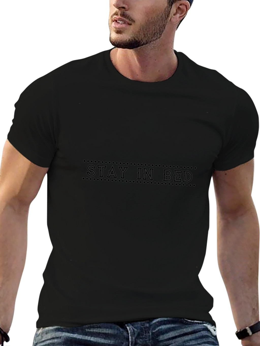 Stay In Bed Graphic Tee - Relaxed Fit