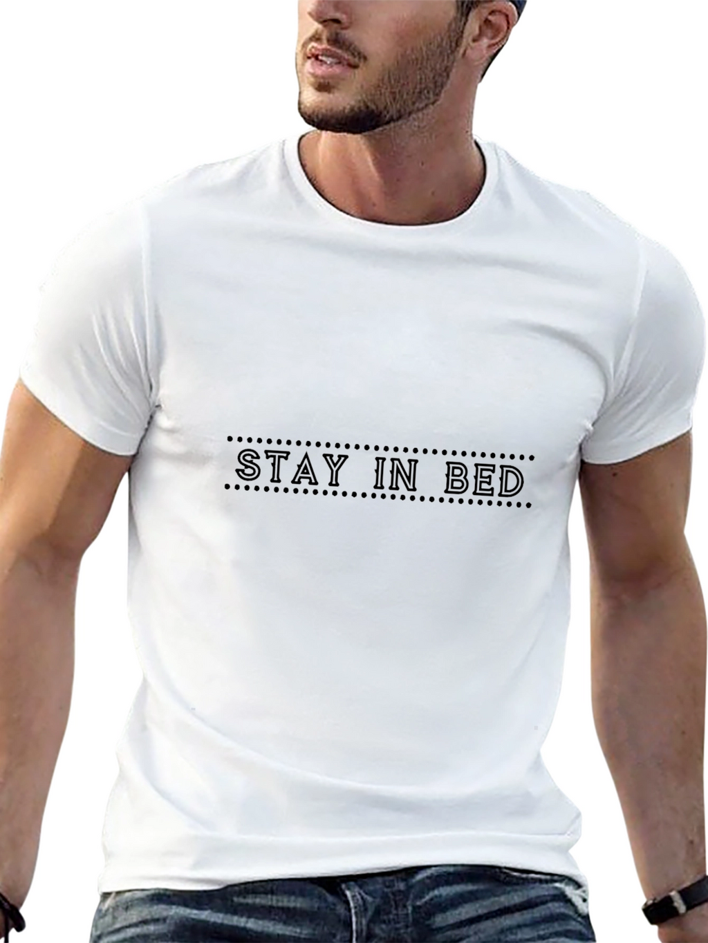 Stay In Bed Graphic Tee - Relaxed Fit
