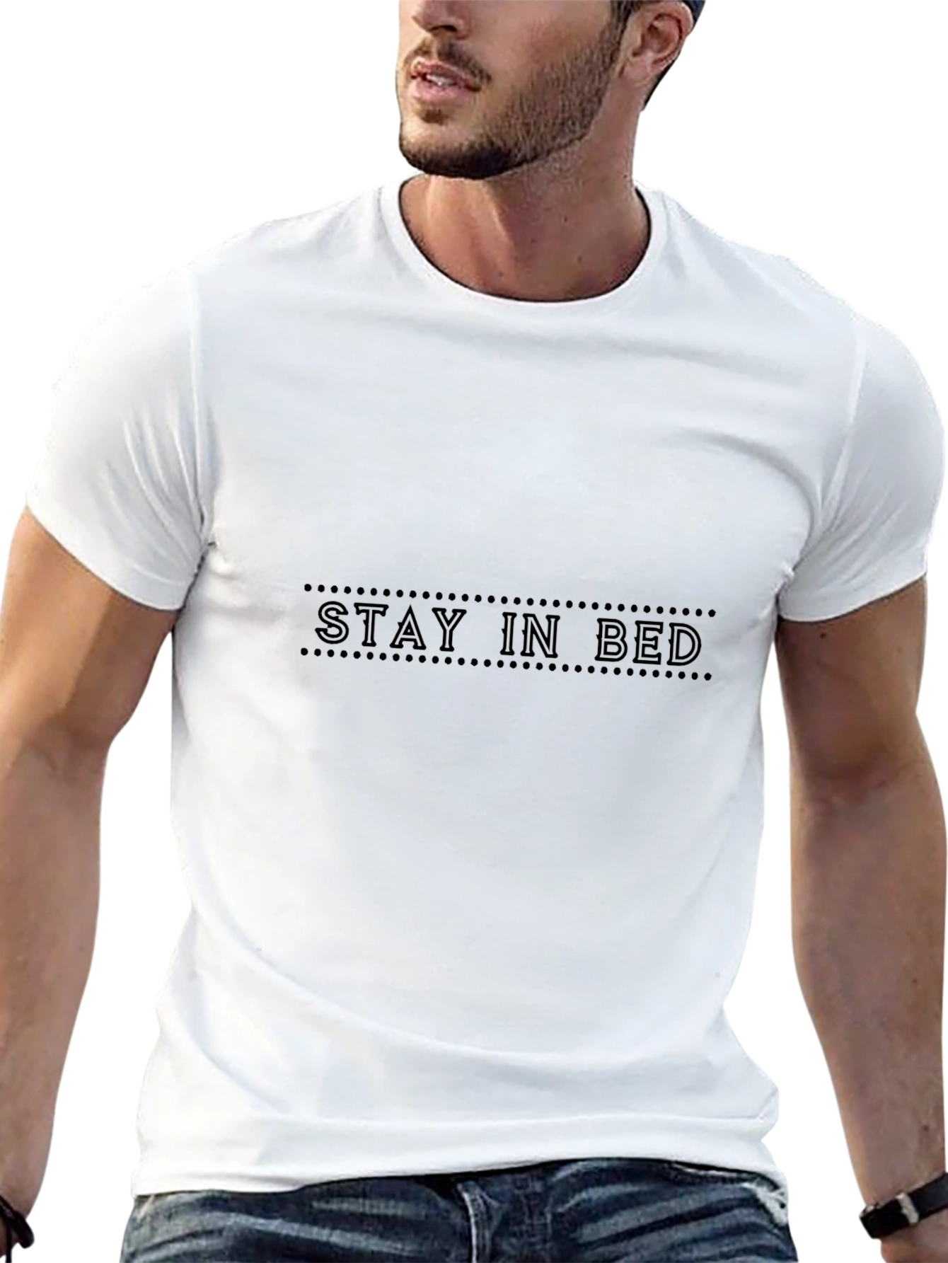 Stay In Bed Graphic Tee - Relaxed Fit