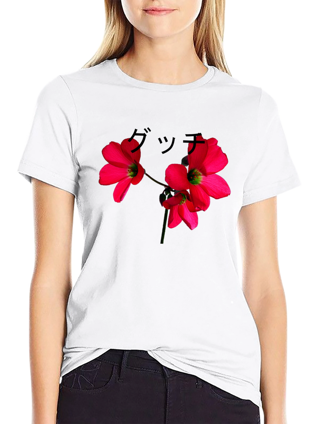 Floral Graphic Black T-Shirt - Urban Style