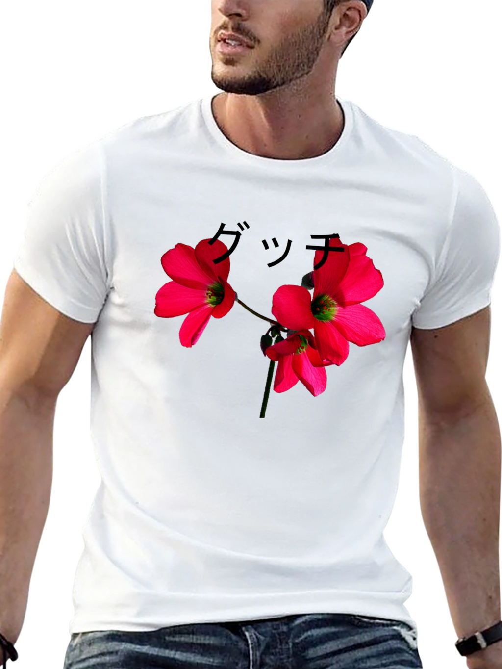 Floral Graphic Black T-Shirt - Urban Style